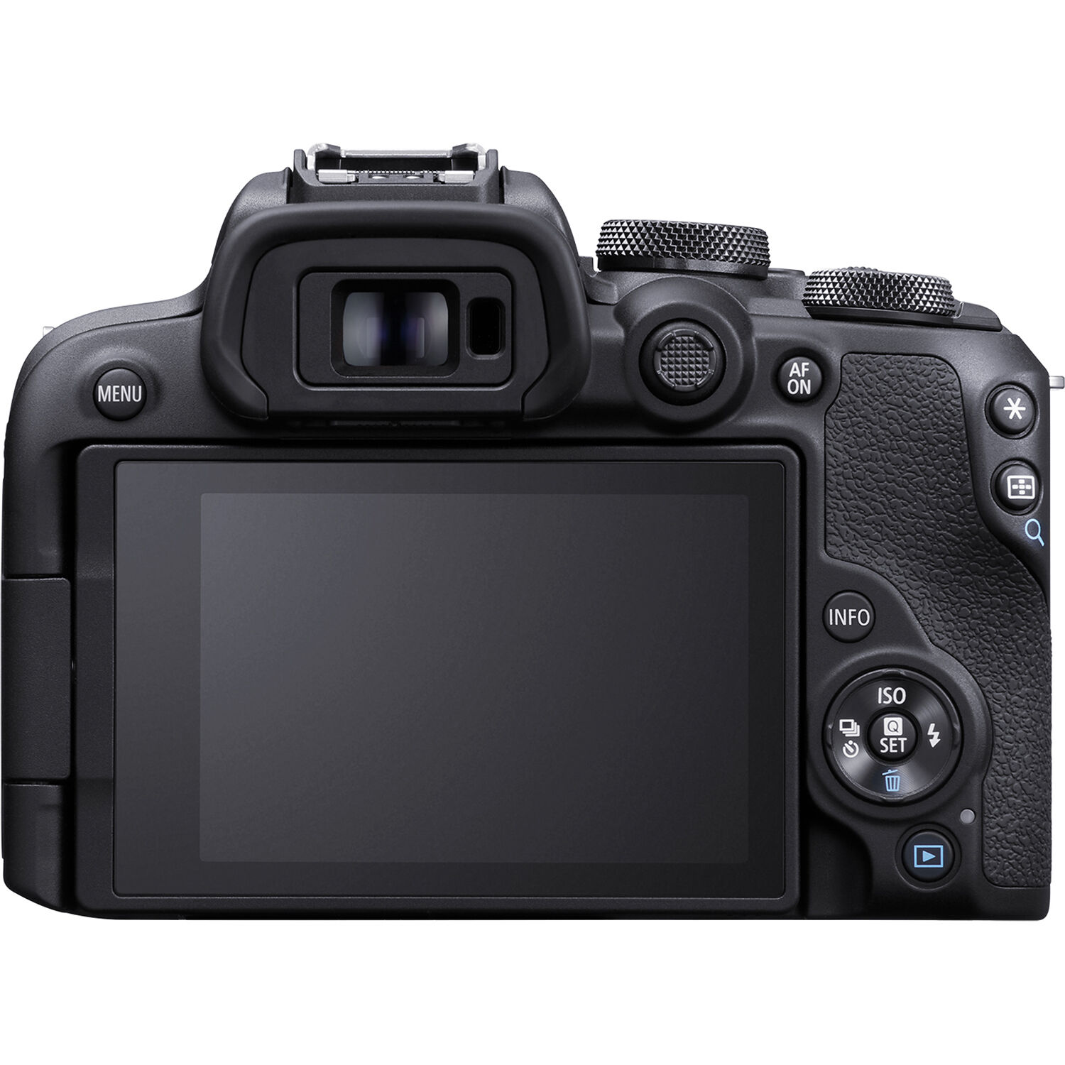 Canon EOS R10 mirrorless camera kit with 18-45mm IS STM lens, black body — view 2