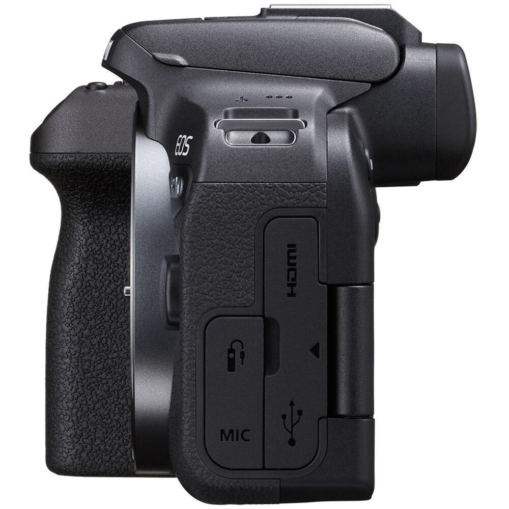 Canon EOS R10 mirrorless camera kit with 18-45mm IS STM lens, black body — view 6