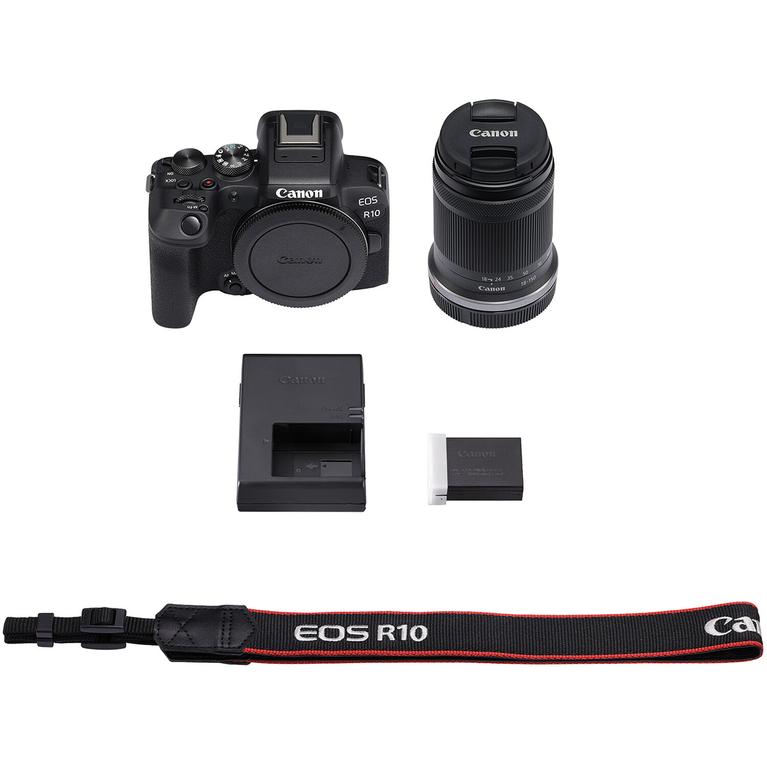 Canon EOS R10 mirrorless camera kit with 18-150mm IS STM lens — view 9