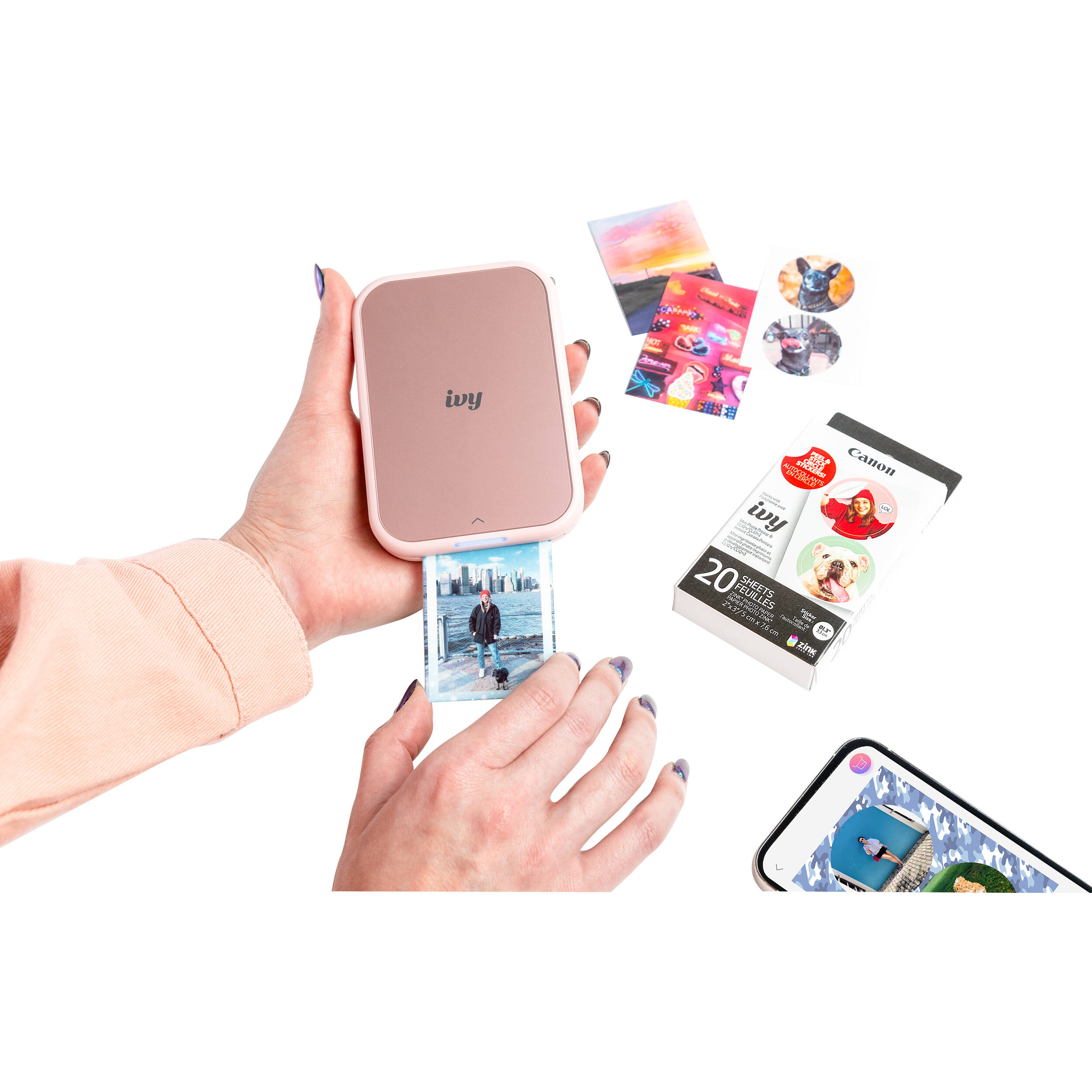 CANON IVY 2 MINI PHOTO PRINTER (BLUSH PINK) — view 8