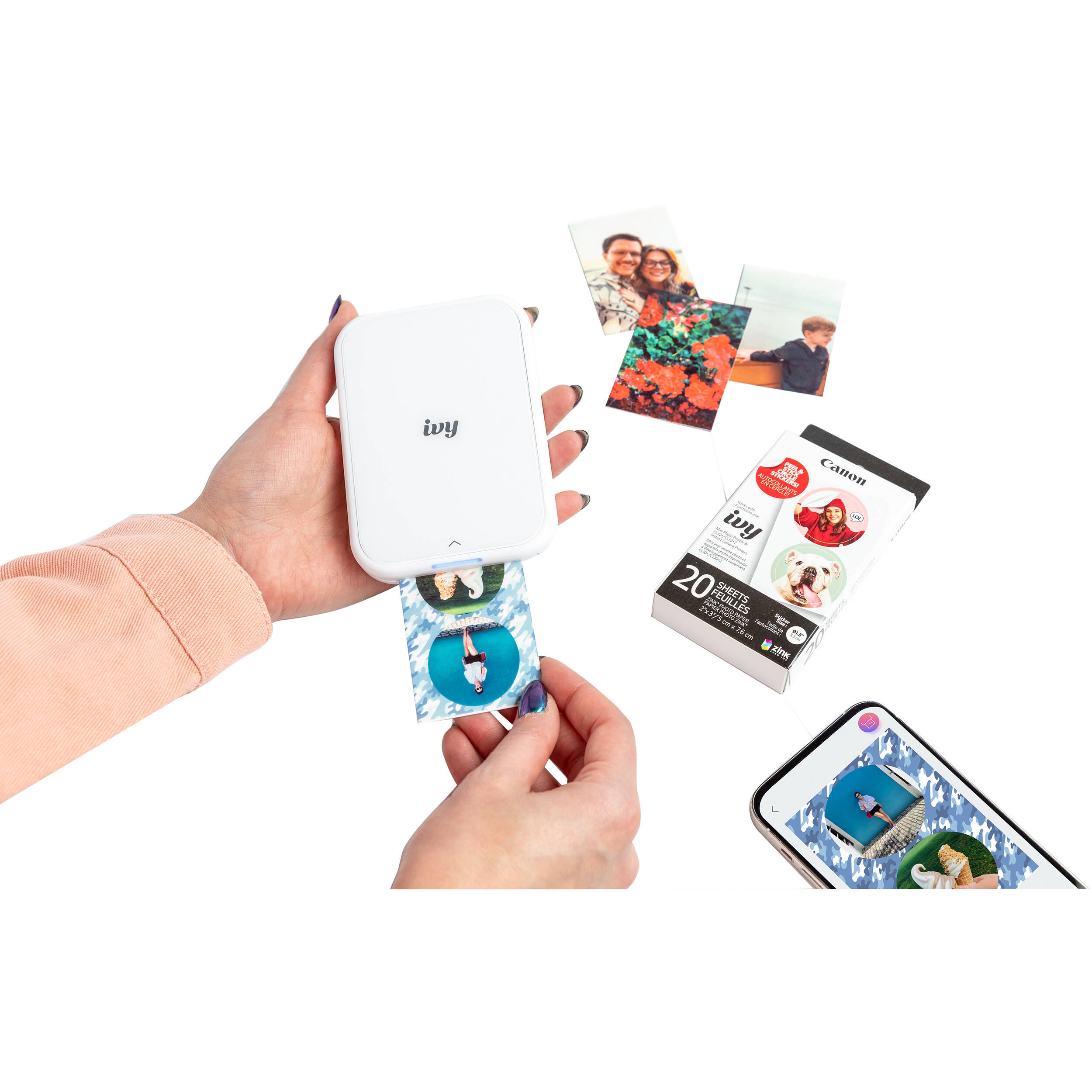 CANON IVY 2 MINI PHOTO PRINTER (PURE WHITE) — view 7