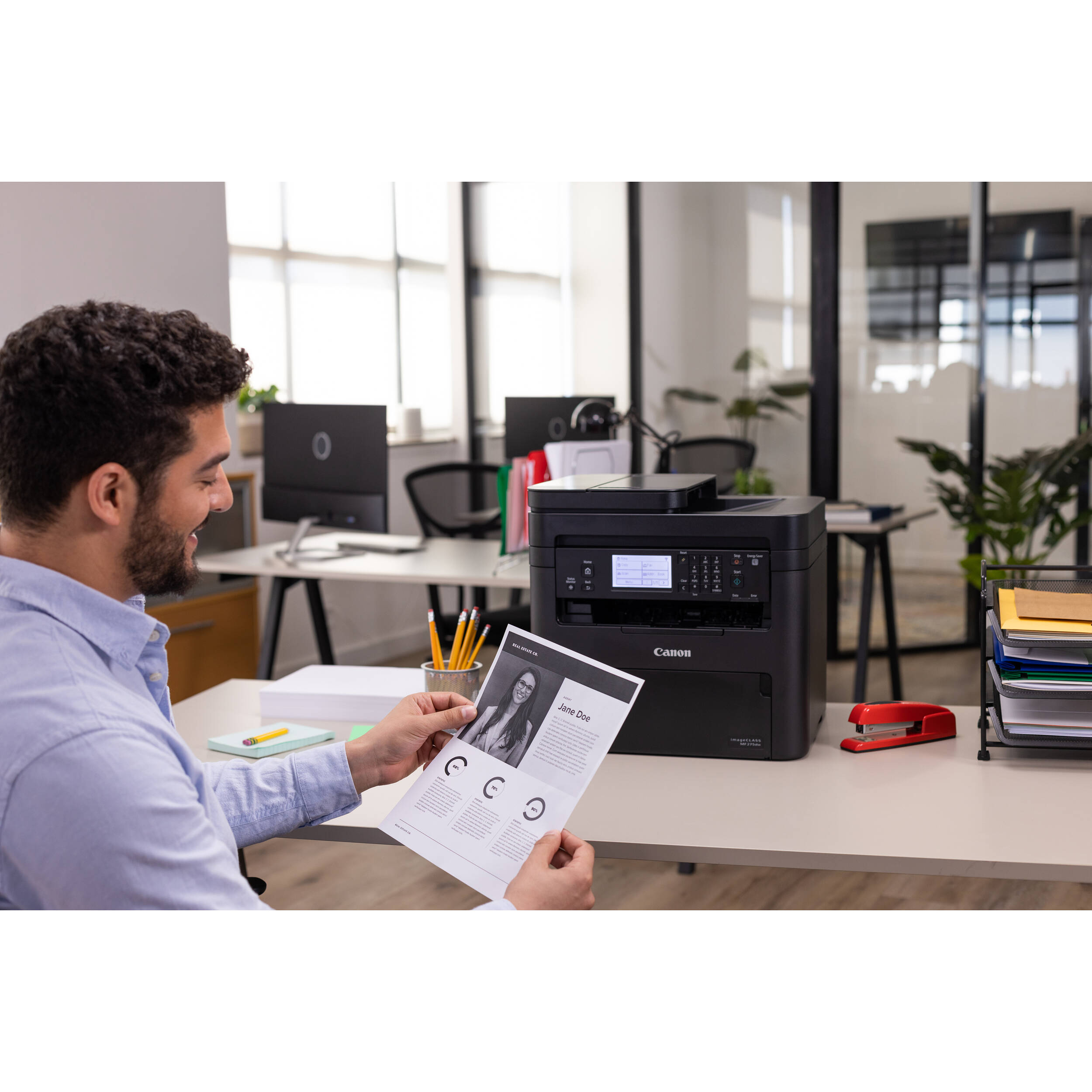Canon imageCLASS MF275dw monochrome laser all-in-one printer with duplex printing and wireless connectivity — view 25