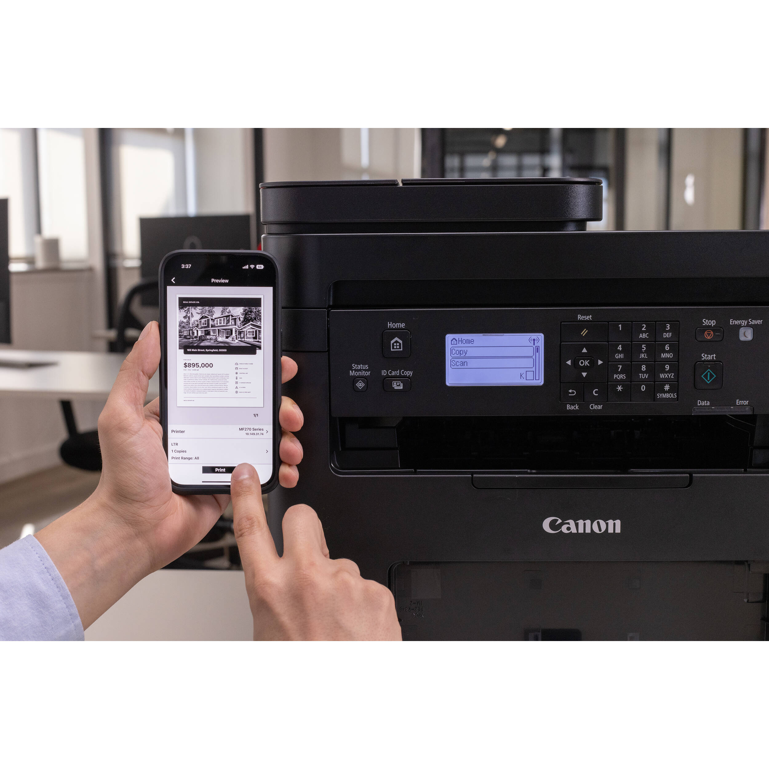 Canon imageCLASS MF273dw monochrome laser all-in-one printer with wireless and duplex printing — view 32