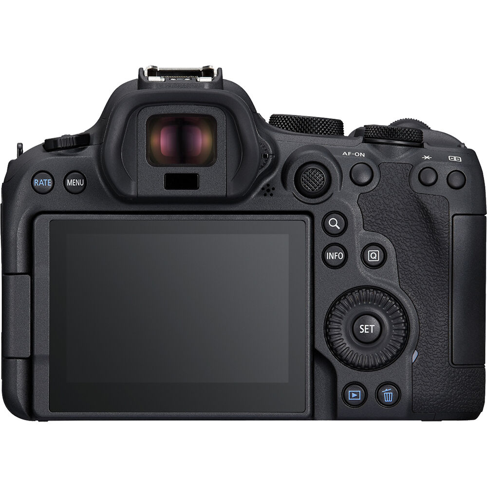 Canon EOS R6 Mark II mirrorless camera body with stop motion animation firmware — view 2