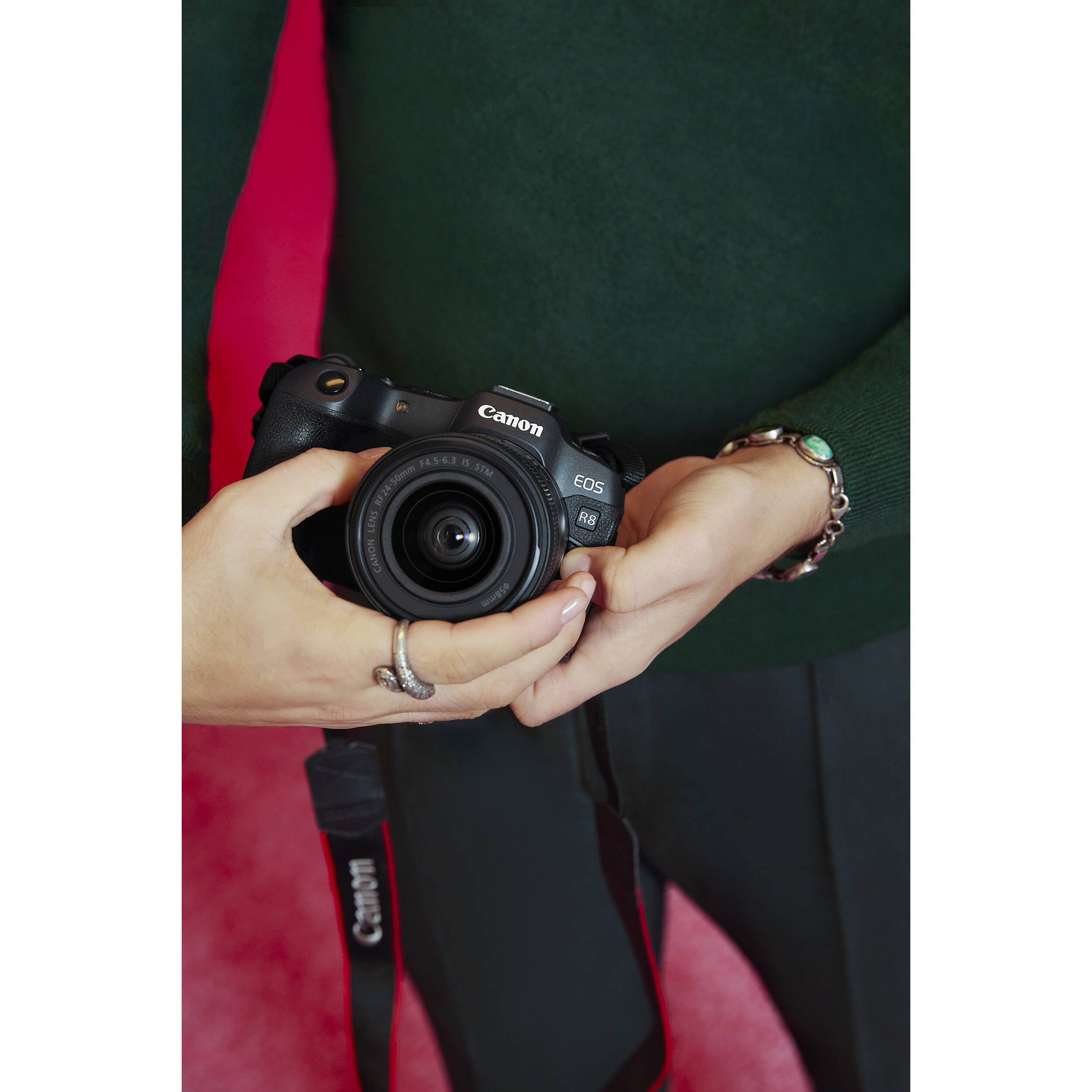Canon EOS R8 mirrorless camera content creator kit for full-frame stills and 4K video — view 12