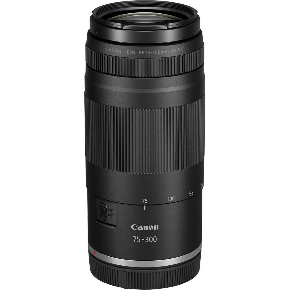 Canon EOS R100 mirrorless camera kit with 18-45mm and 75-300mm lenses — view 10