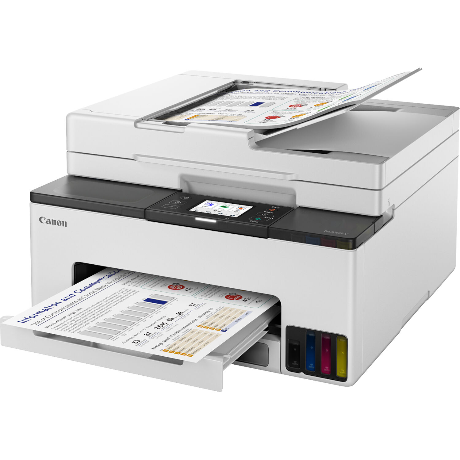 Canon MAXIFY GX2020 wireless MegaTank small office all-in-one printer — view 2