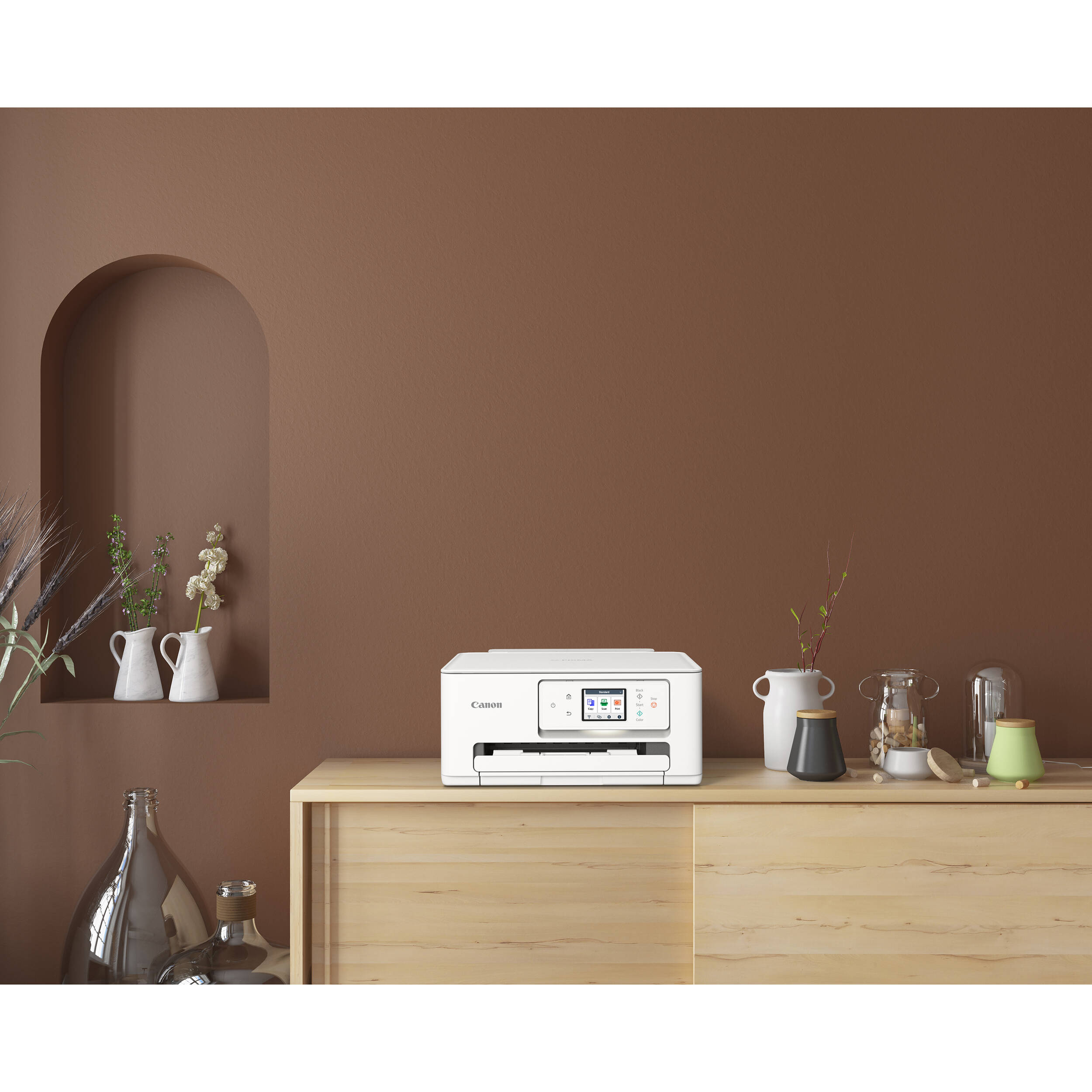Canon PIXMA TS7720 wireless all-in-one inkjet printer with touchscreen for home office printing — view 14