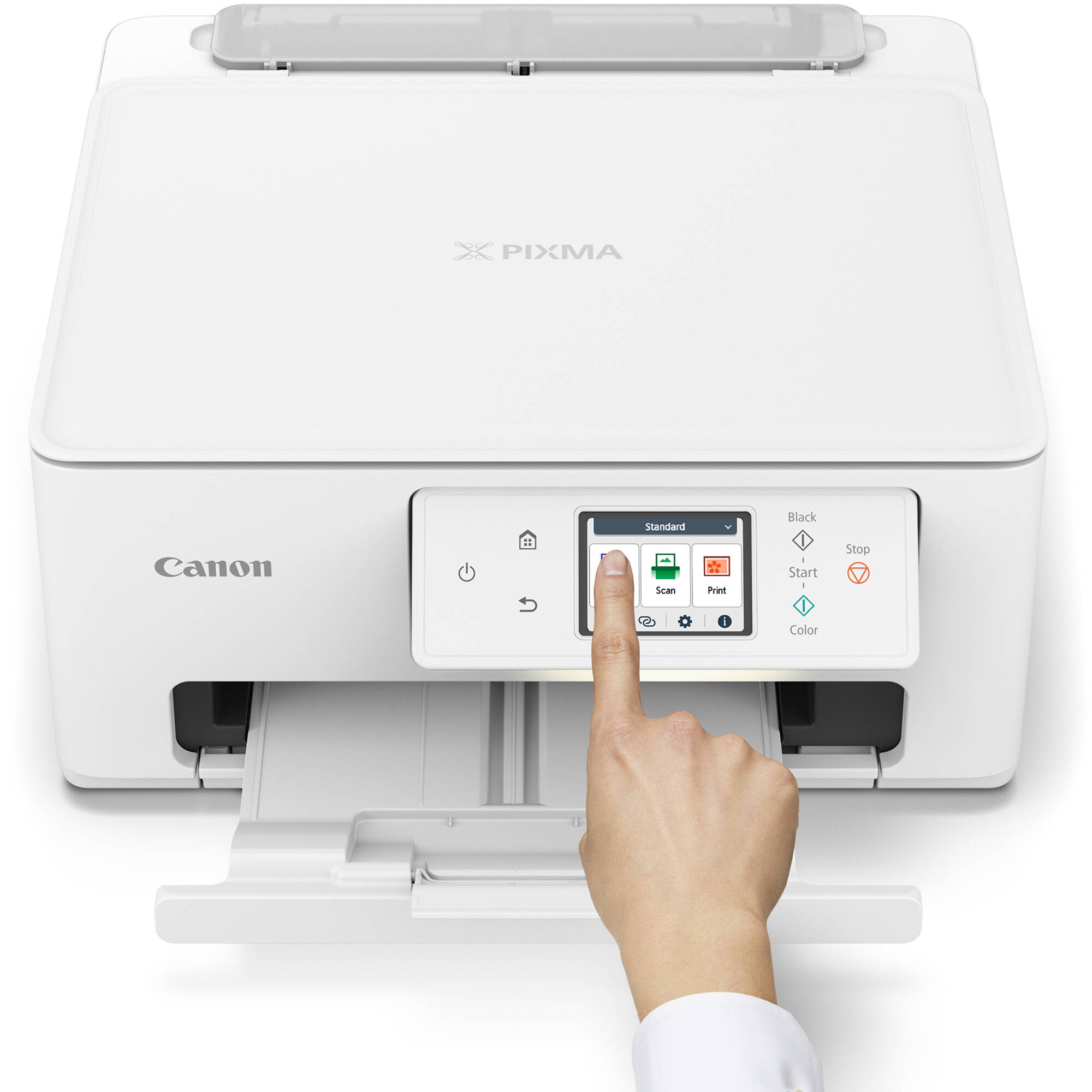 Canon PIXMA TS7720 wireless all-in-one inkjet printer with touchscreen for home office printing — view 5