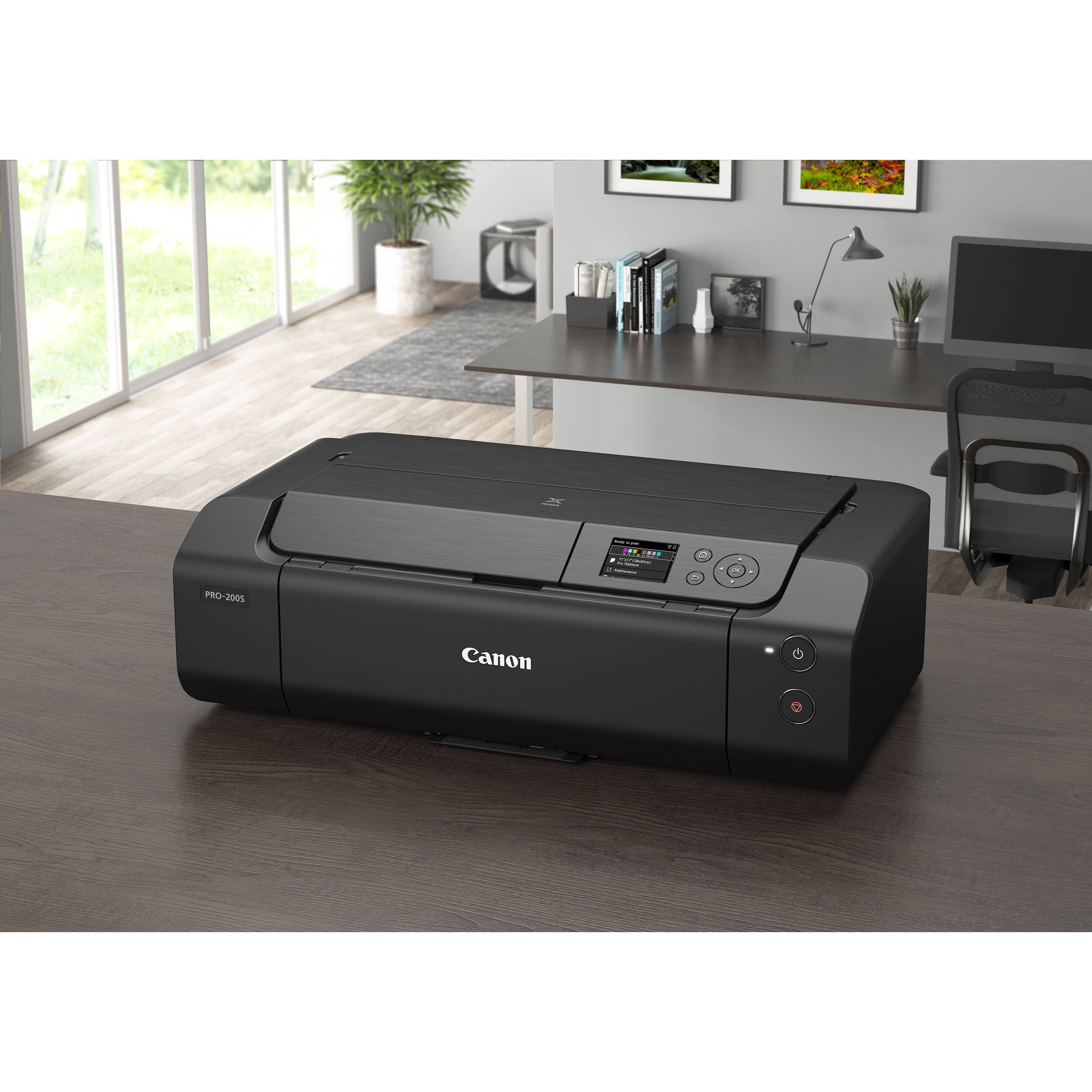 CANON - SOHO AND INK PIXMA PRO-200S WIRELESS INKJET PHOTO PRINTER — view 14