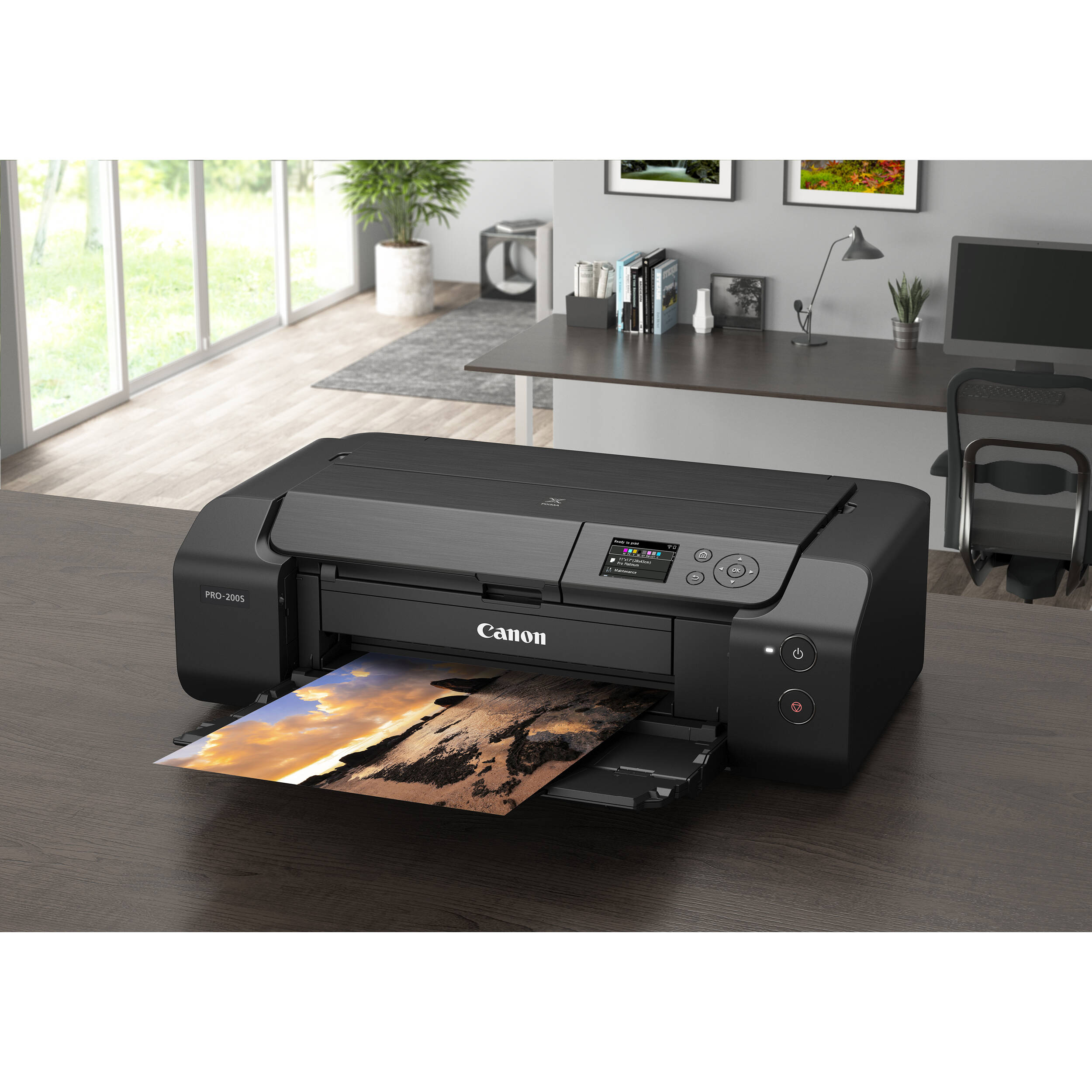 CANON - SOHO AND INK PIXMA PRO-200S WIRELESS INKJET PHOTO PRINTER — view 17