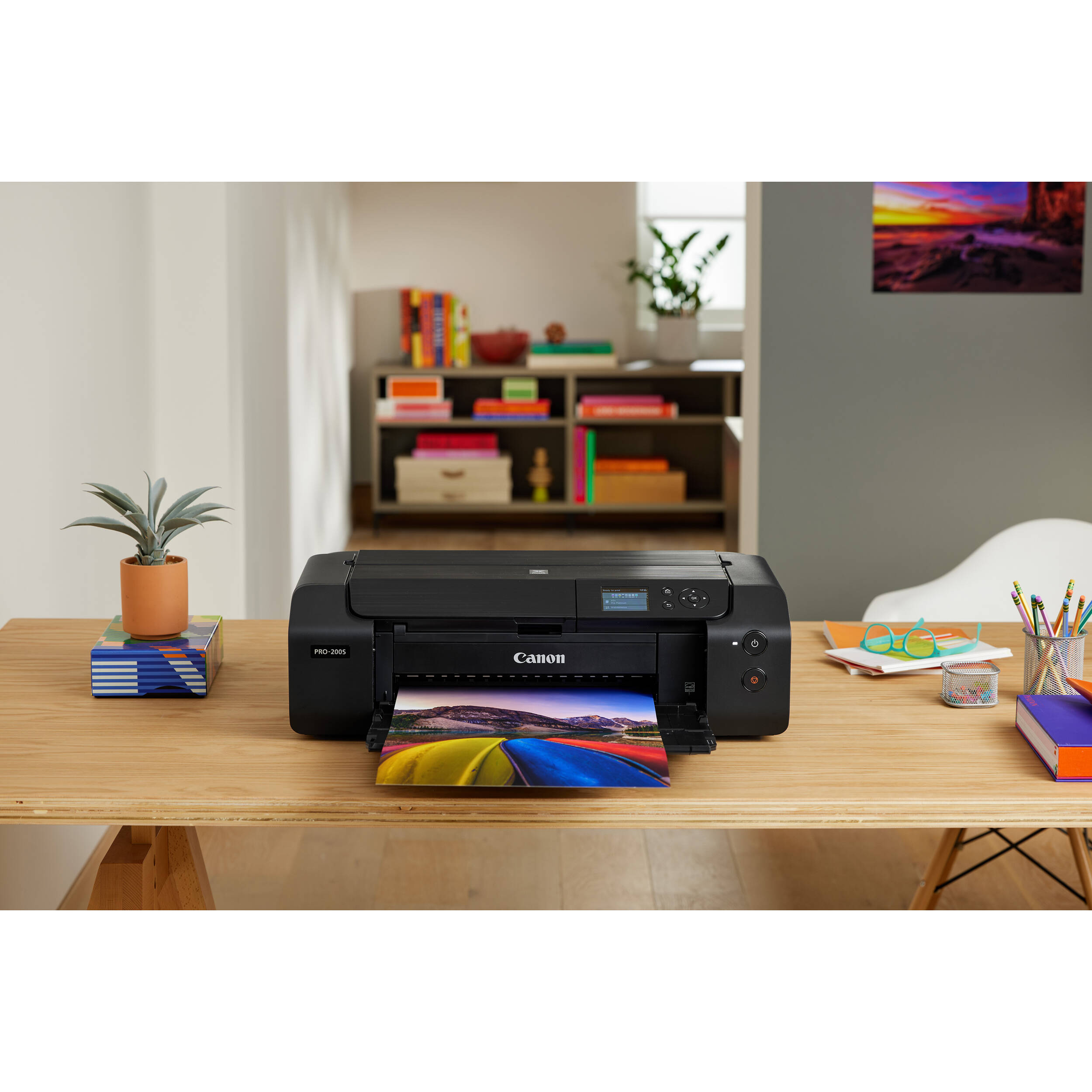 CANON - SOHO AND INK PIXMA PRO-200S WIRELESS INKJET PHOTO PRINTER — view 18