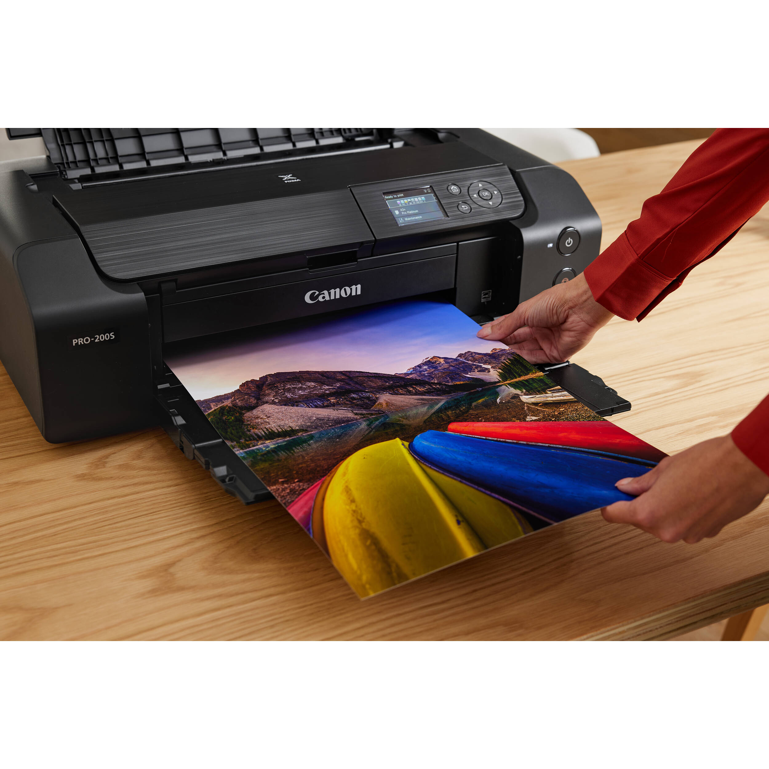 CANON - SOHO AND INK PIXMA PRO-200S WIRELESS INKJET PHOTO PRINTER — view 19