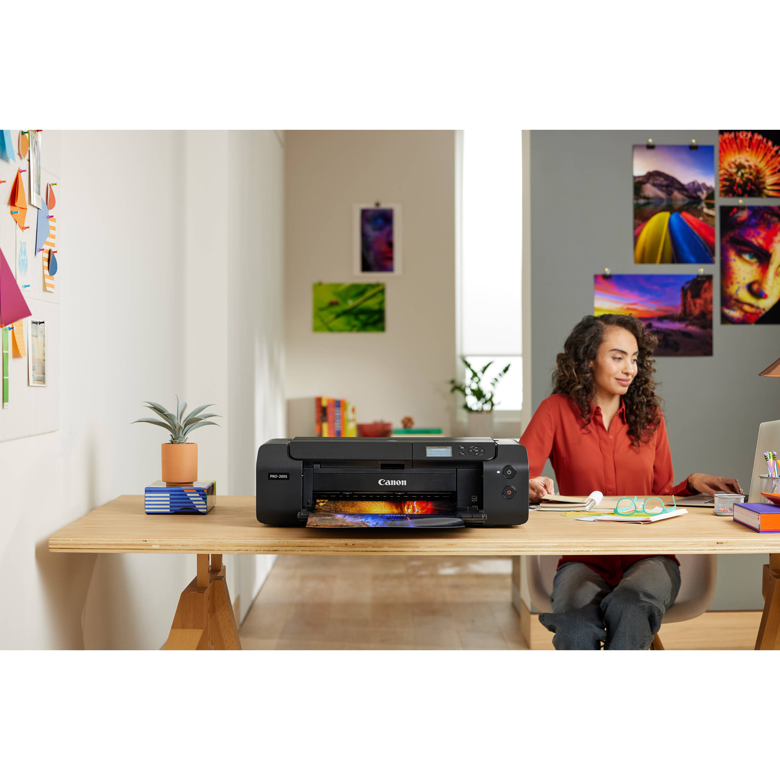 CANON - SOHO AND INK PIXMA PRO-200S WIRELESS INKJET PHOTO PRINTER — view 21