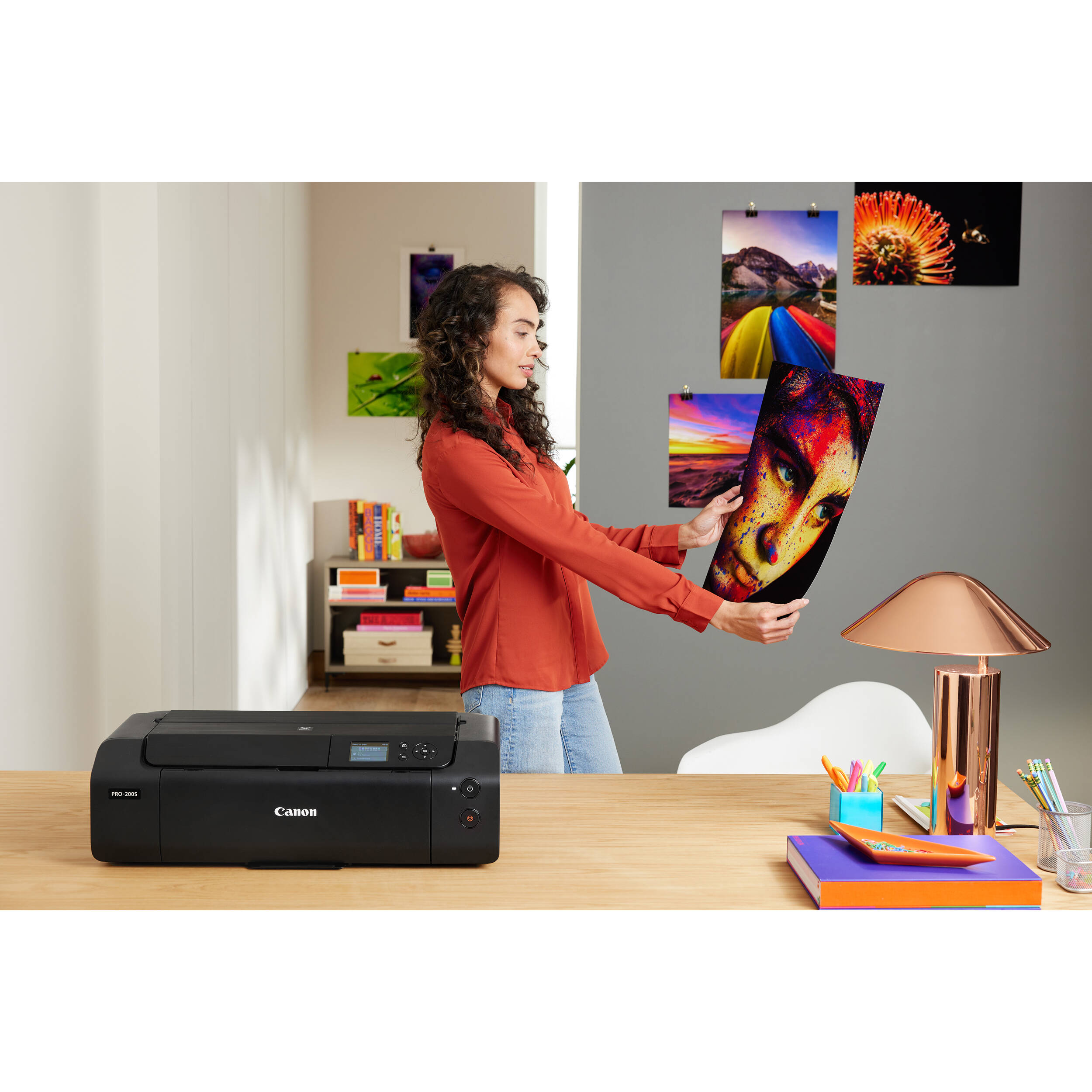 CANON - SOHO AND INK PIXMA PRO-200S WIRELESS INKJET PHOTO PRINTER — view 22