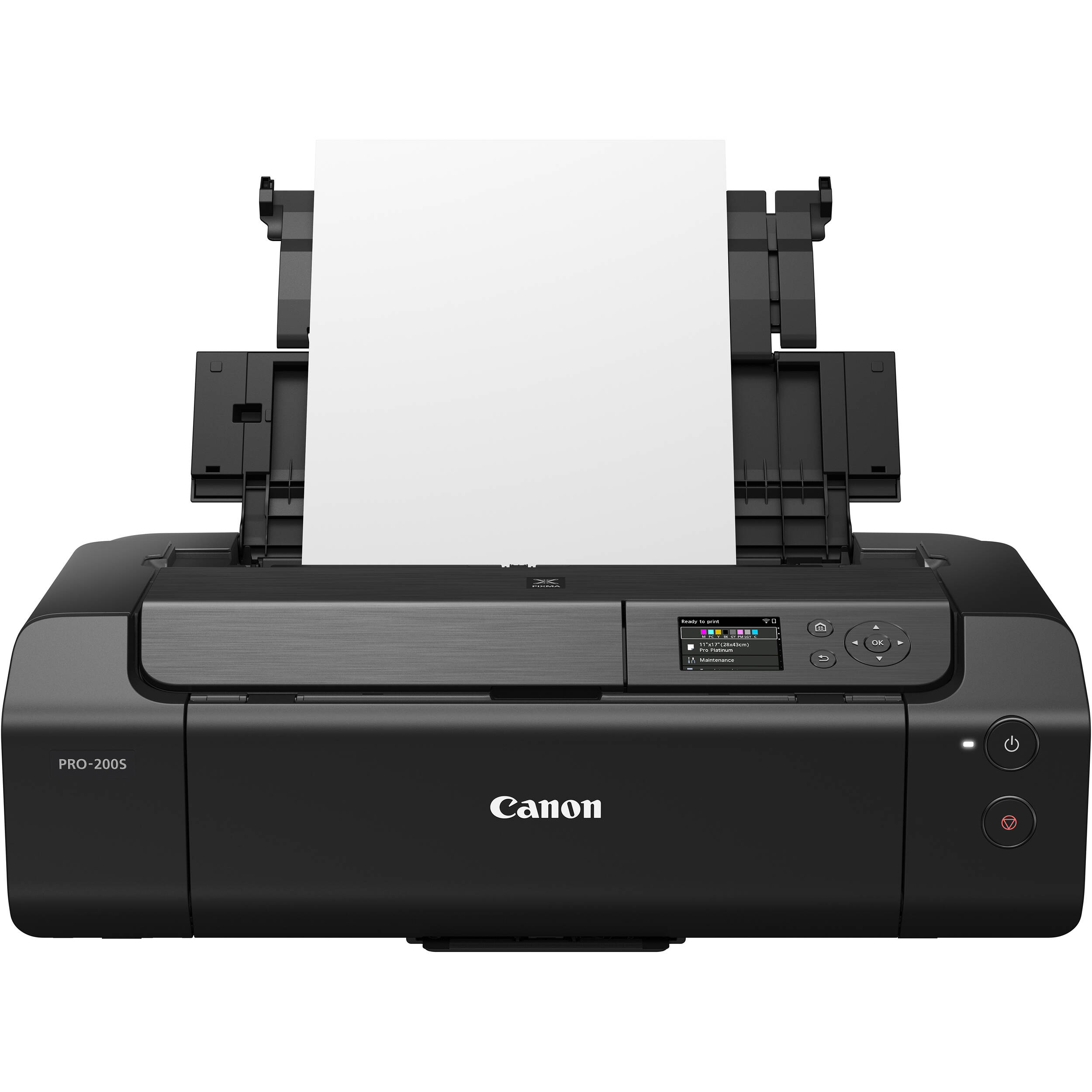 CANON - SOHO AND INK PIXMA PRO-200S WIRELESS INKJET PHOTO PRINTER — view 4