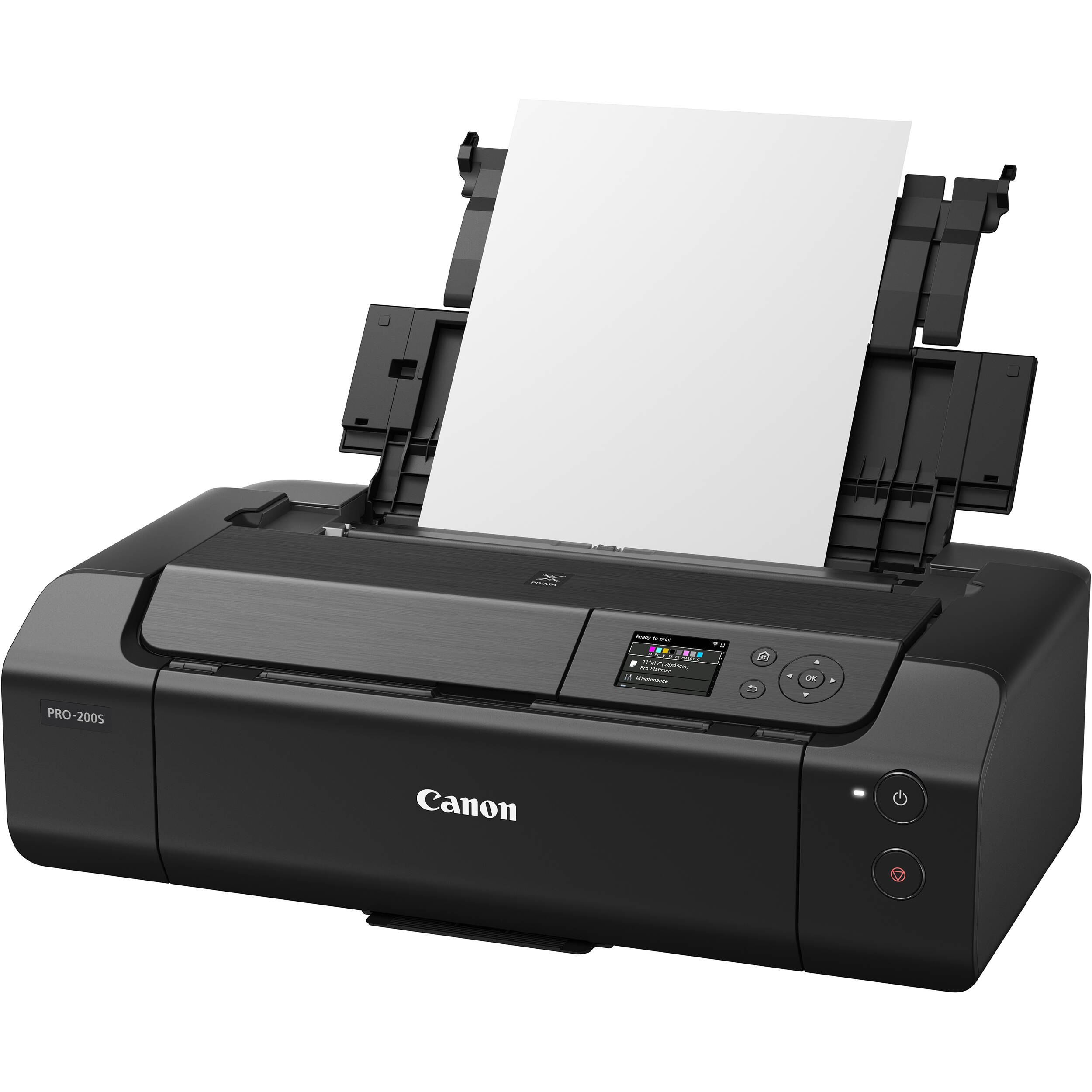 CANON - SOHO AND INK PIXMA PRO-200S WIRELESS INKJET PHOTO PRINTER — view 5