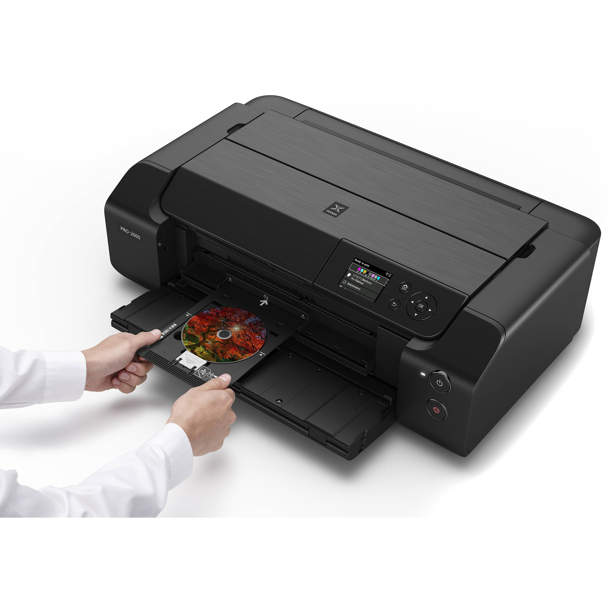 CANON - SOHO AND INK PIXMA PRO-200S WIRELESS INKJET PHOTO PRINTER — view 9