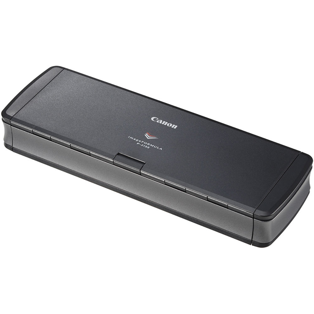 Canon P-215II ScanTini portable document scanner with 20-sheet ADF and built-in card reader — view 2