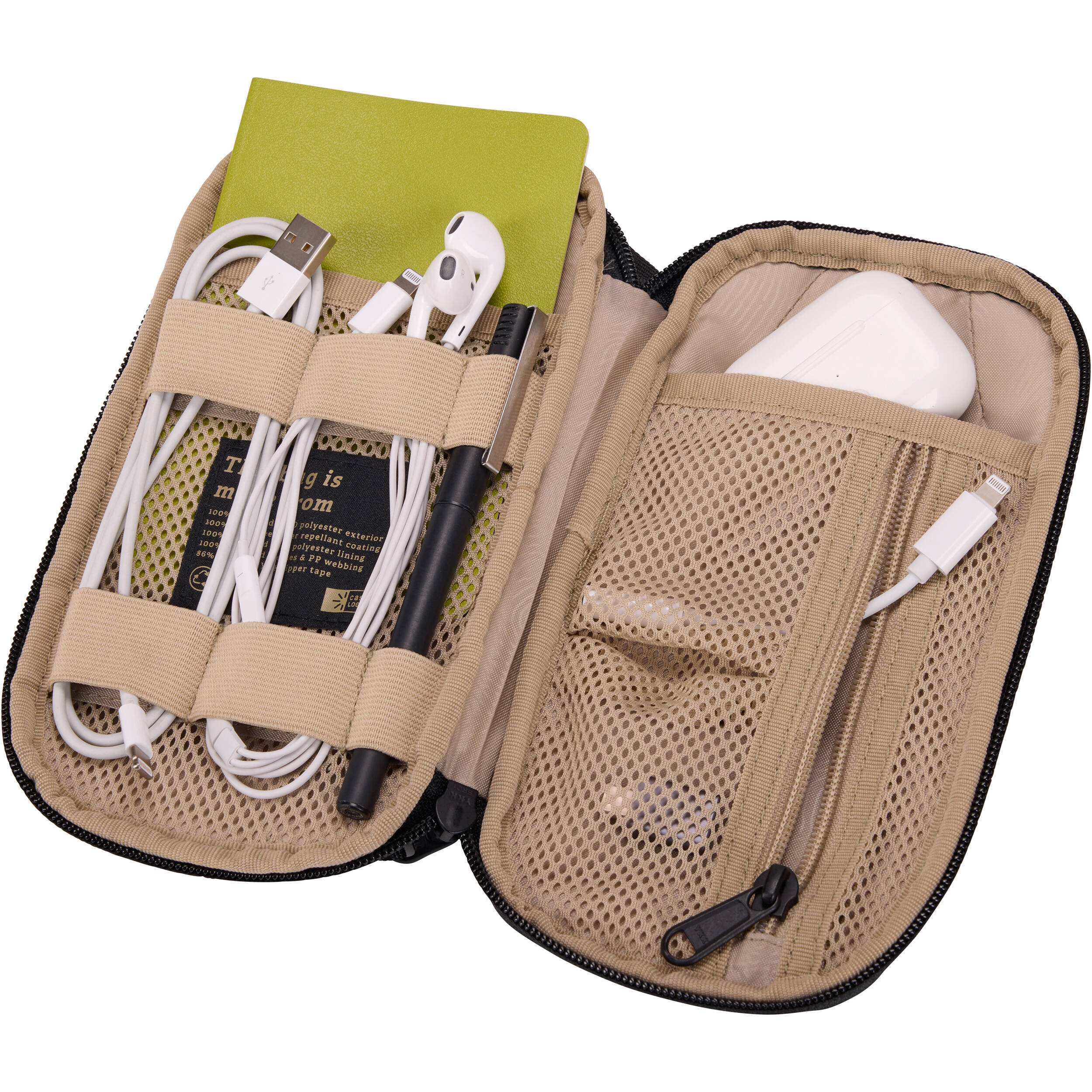 CASE LOGIC Invigo Accessory Case Small black compact organizer for cables and small accessories — view 4