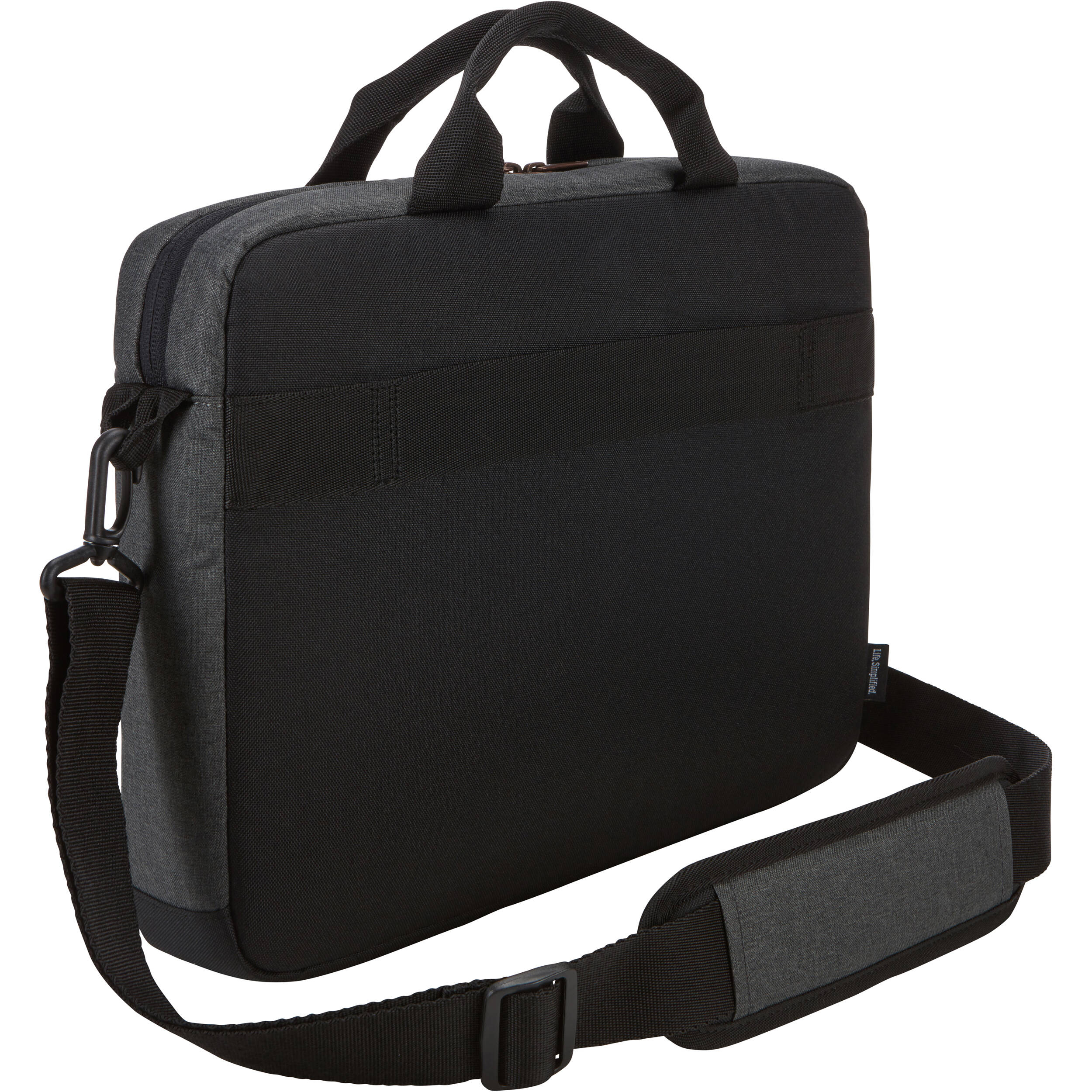CASE LOGIC Era 14-inch attache laptop bag in black with slim professional design — view 2