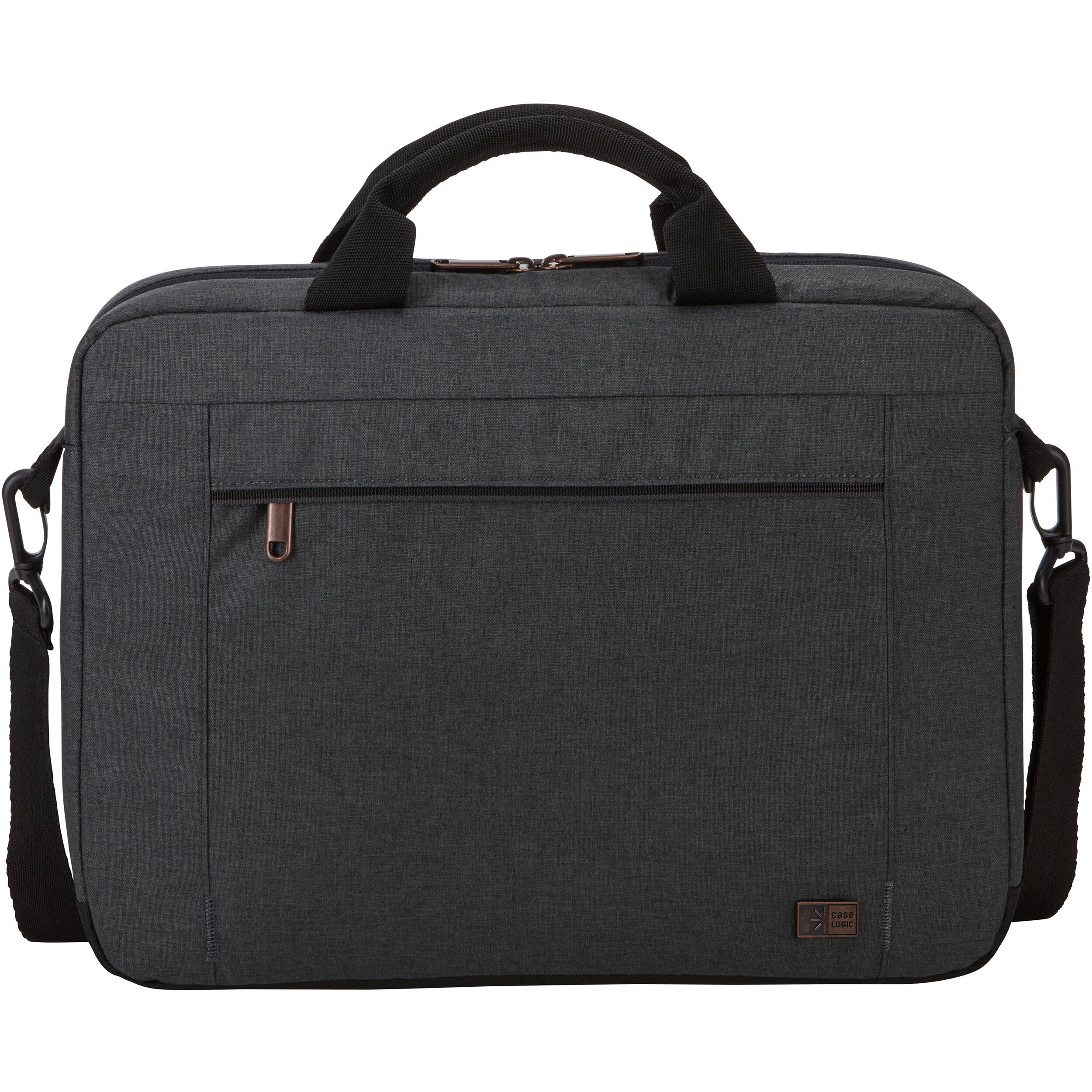 CASE LOGIC Era 14-inch attache laptop bag in black with slim professional design — view 5