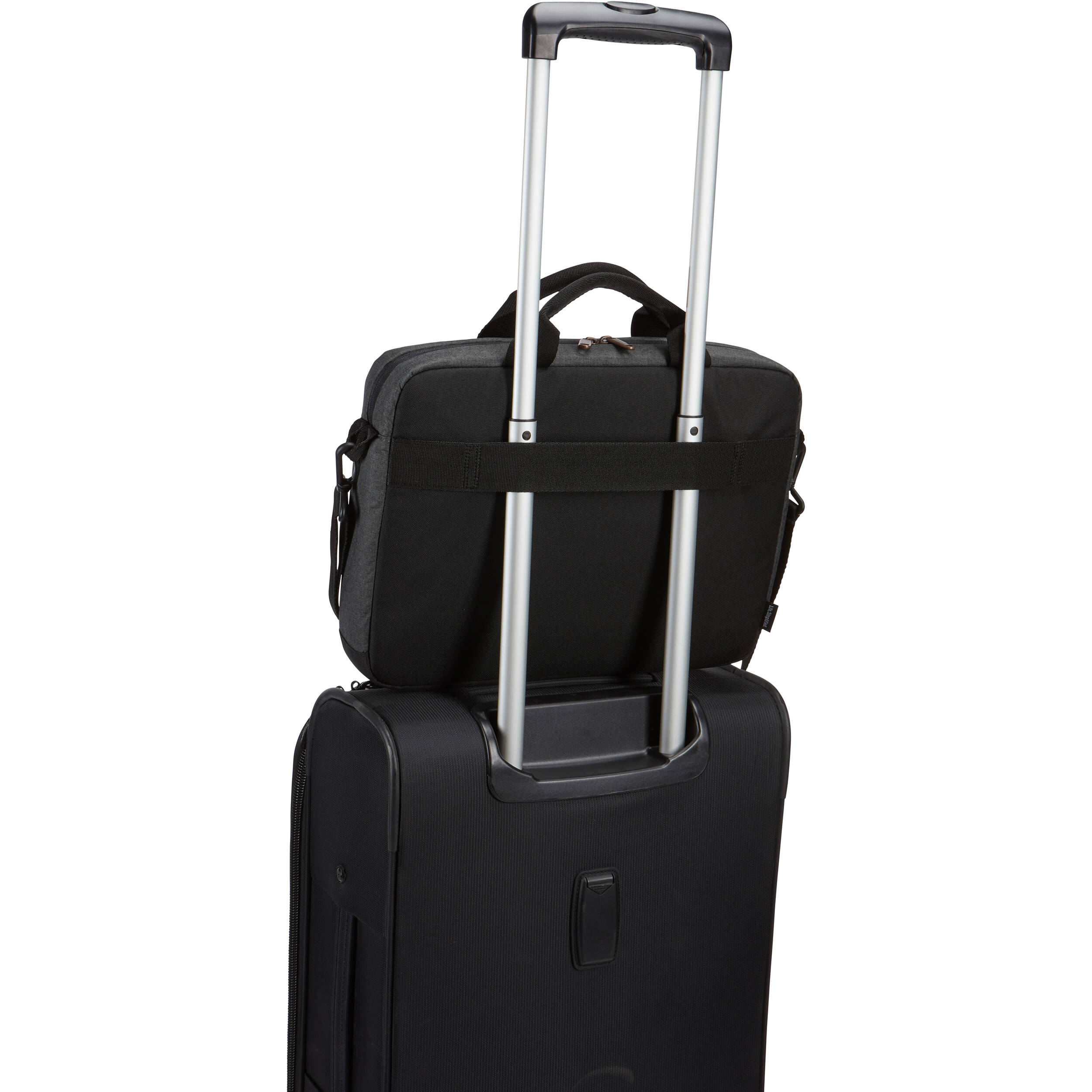 CASE LOGIC Era 14-inch attache laptop bag in black with slim professional design — view 7