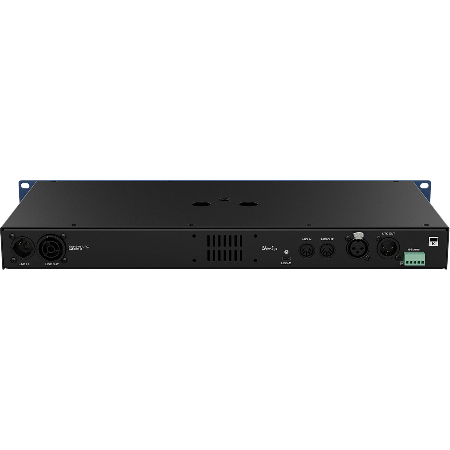 CHAUVET GeNetix GN10R 10-port RJ45 install node for AV network connections — view 4