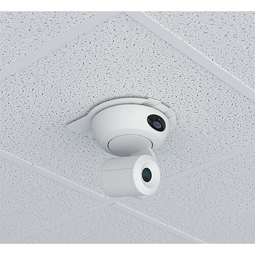 Chief CMS446 8 in CAM plate mounting bracket for compatible projector mounts in black — view 2