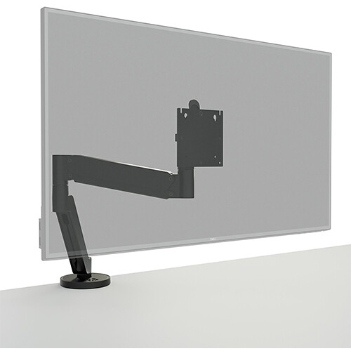 Chief DMA1B black single monitor arm mount with gas spring adjustment — view 4