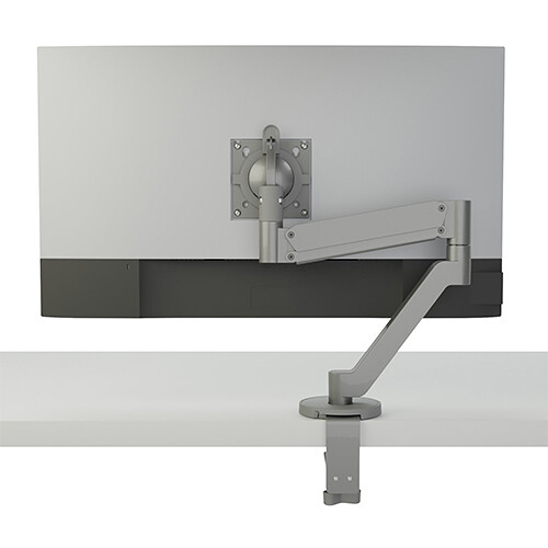 Chief DMA1S single silver monitor arm with gas spring height adjustment and VESA mount — view 2