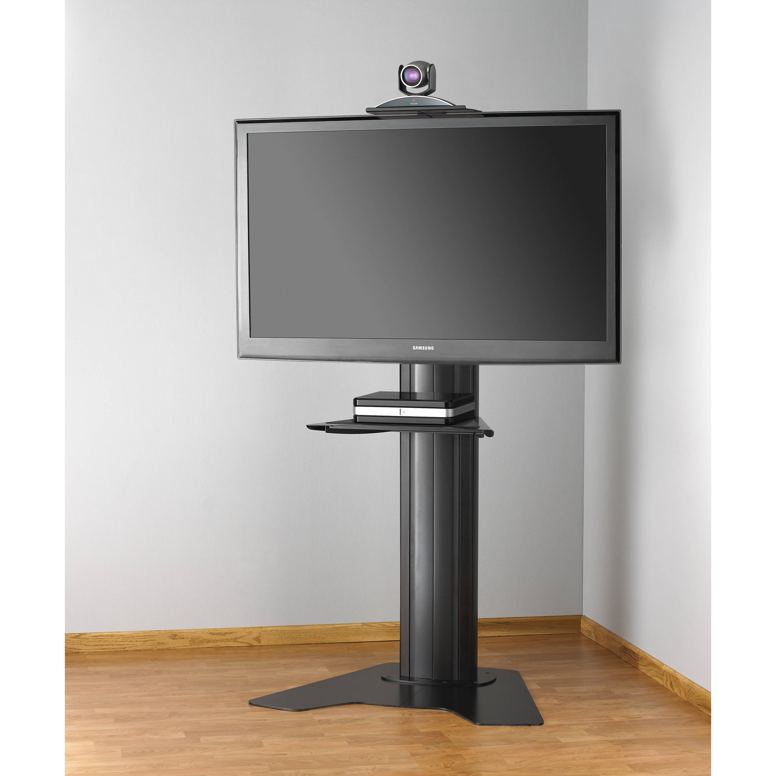 Chief FCA502 8-inch video conference shelf, black rack accessory — view 2