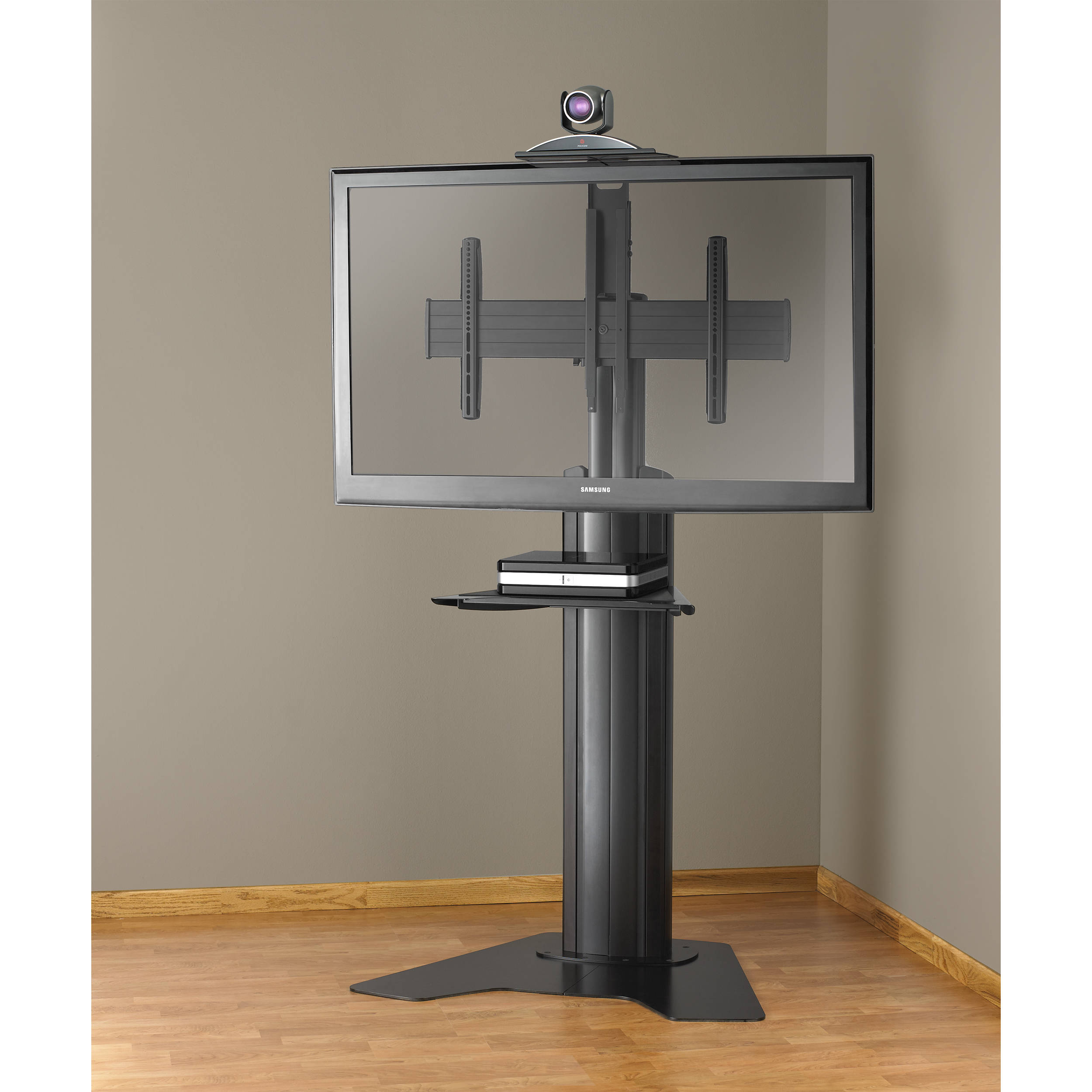 Chief FCA502 8-inch video conference shelf, black rack accessory — view 3