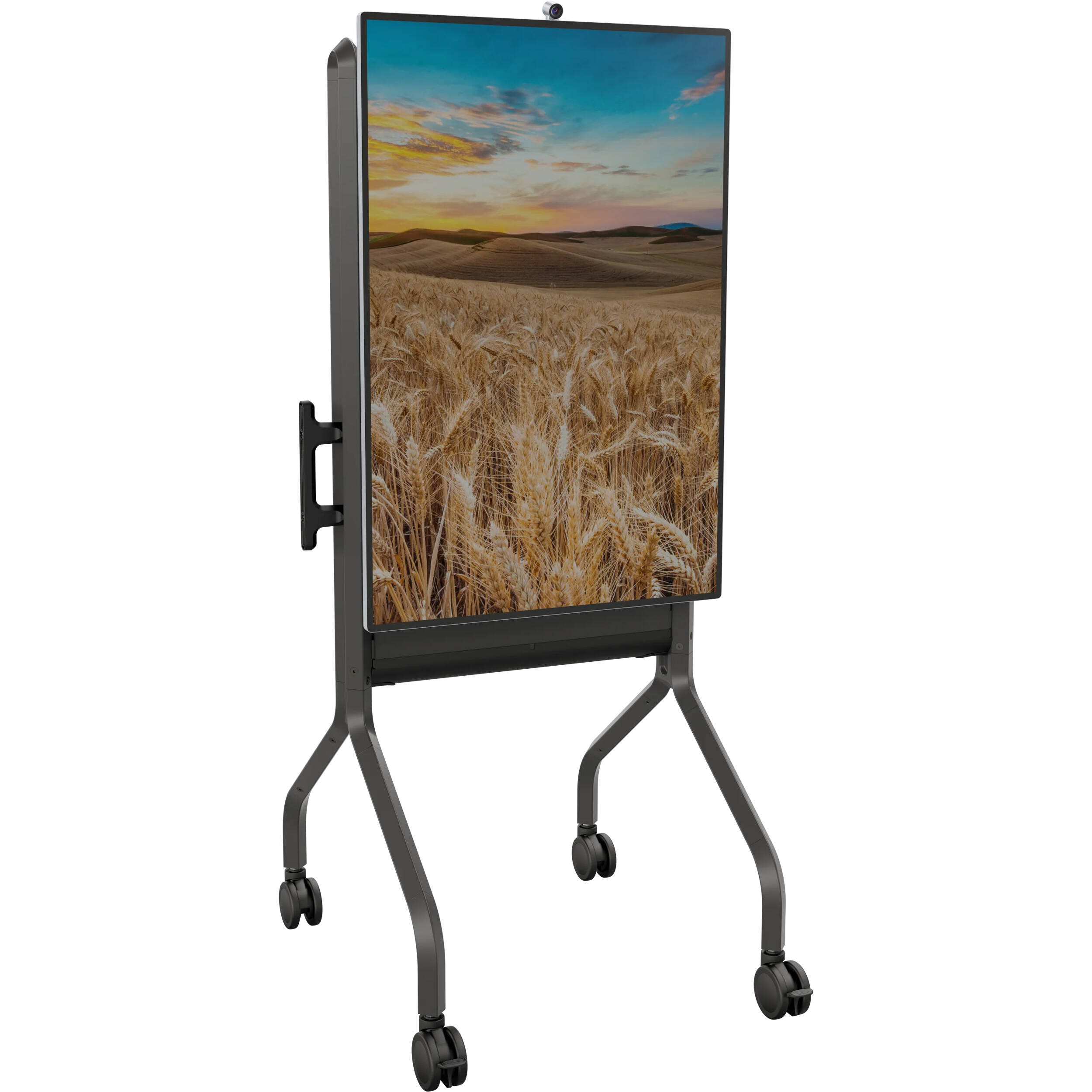 Chief LSCUB large universal modal cart in black for mobile AV display deployments — view 4