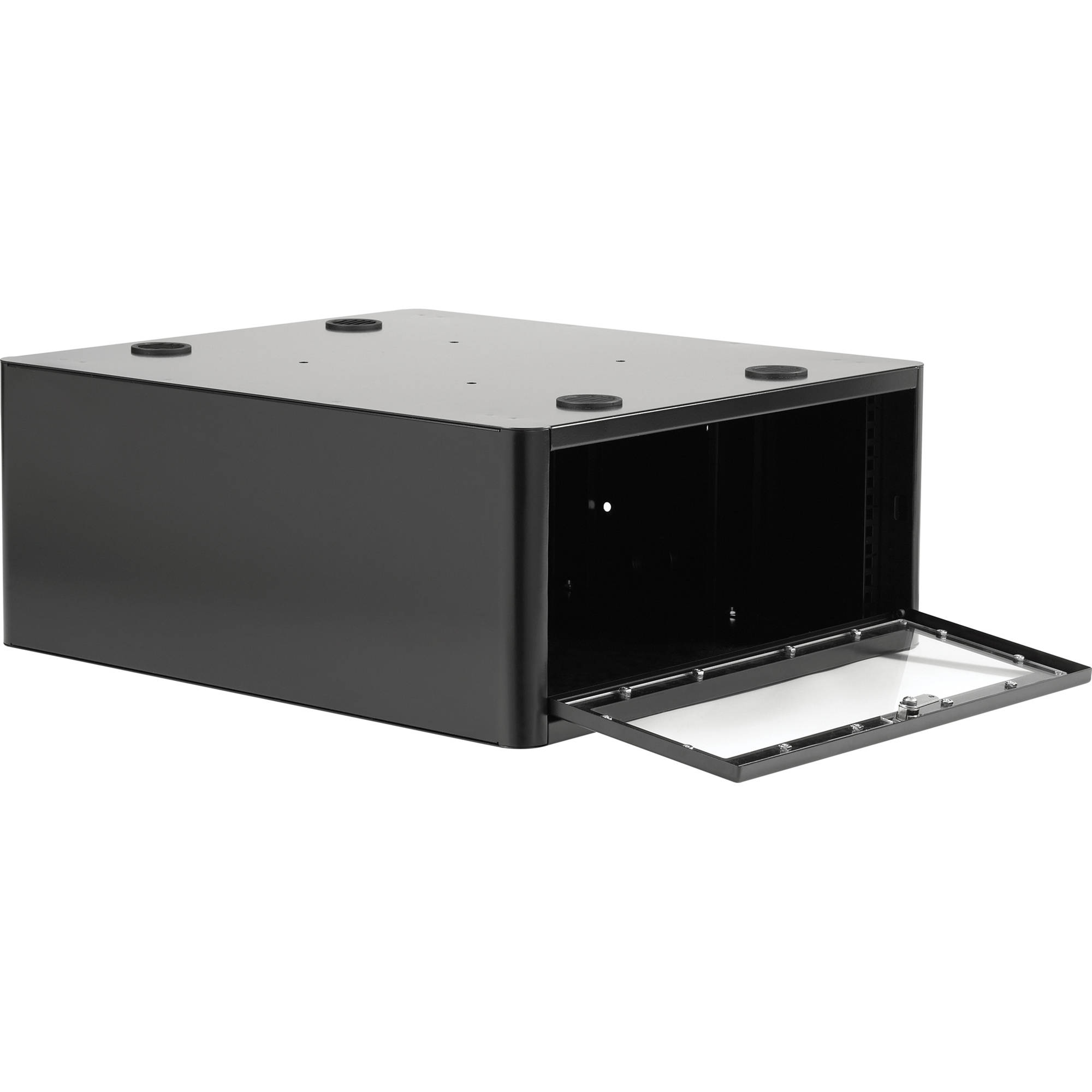 Chief PAC735B secure storage shelf accessory for 19 inch rack equipment, 4 RU, keyed lock — view 3