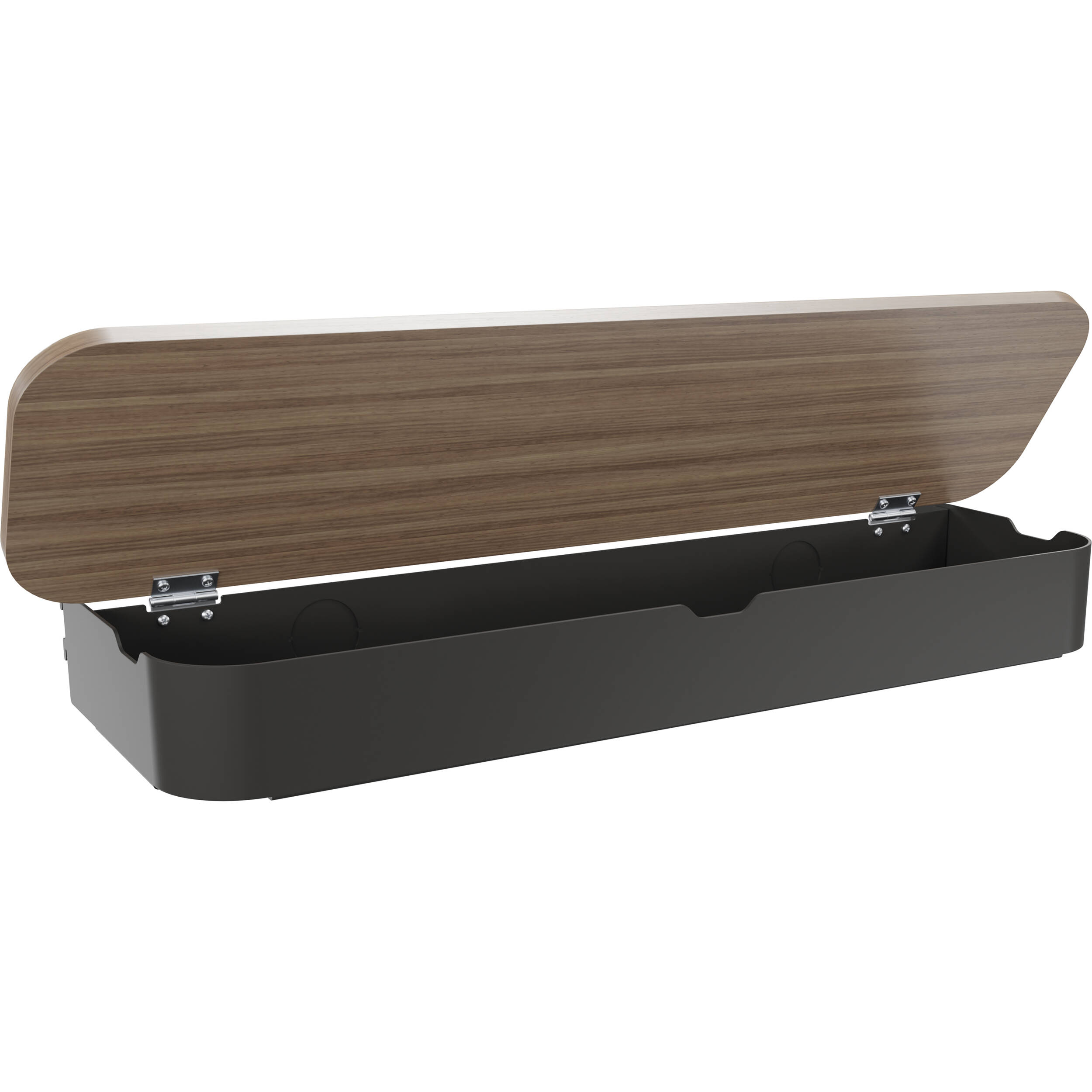 Chief SCSSB black storage shelf accessory for rack-mounted Voyager installations — view 2