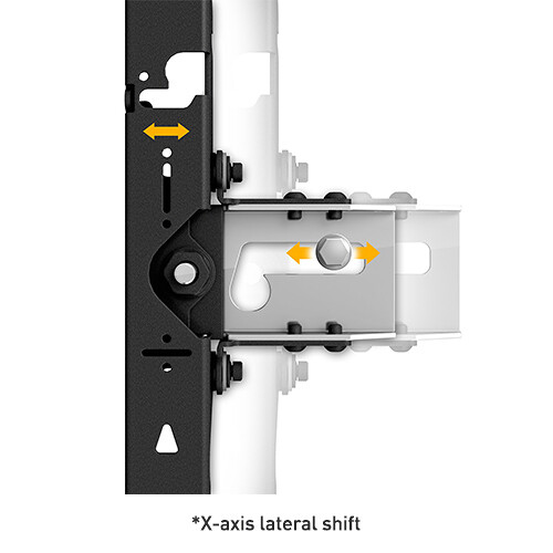 Chief TiLED left-side mount for Unilumin USLIM 50 direct-view LED video wall panels — view 2