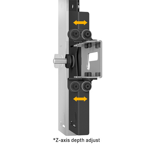 Chief TiLED left-side mount for Unilumin USLIM 50 direct-view LED video wall panels — view 4