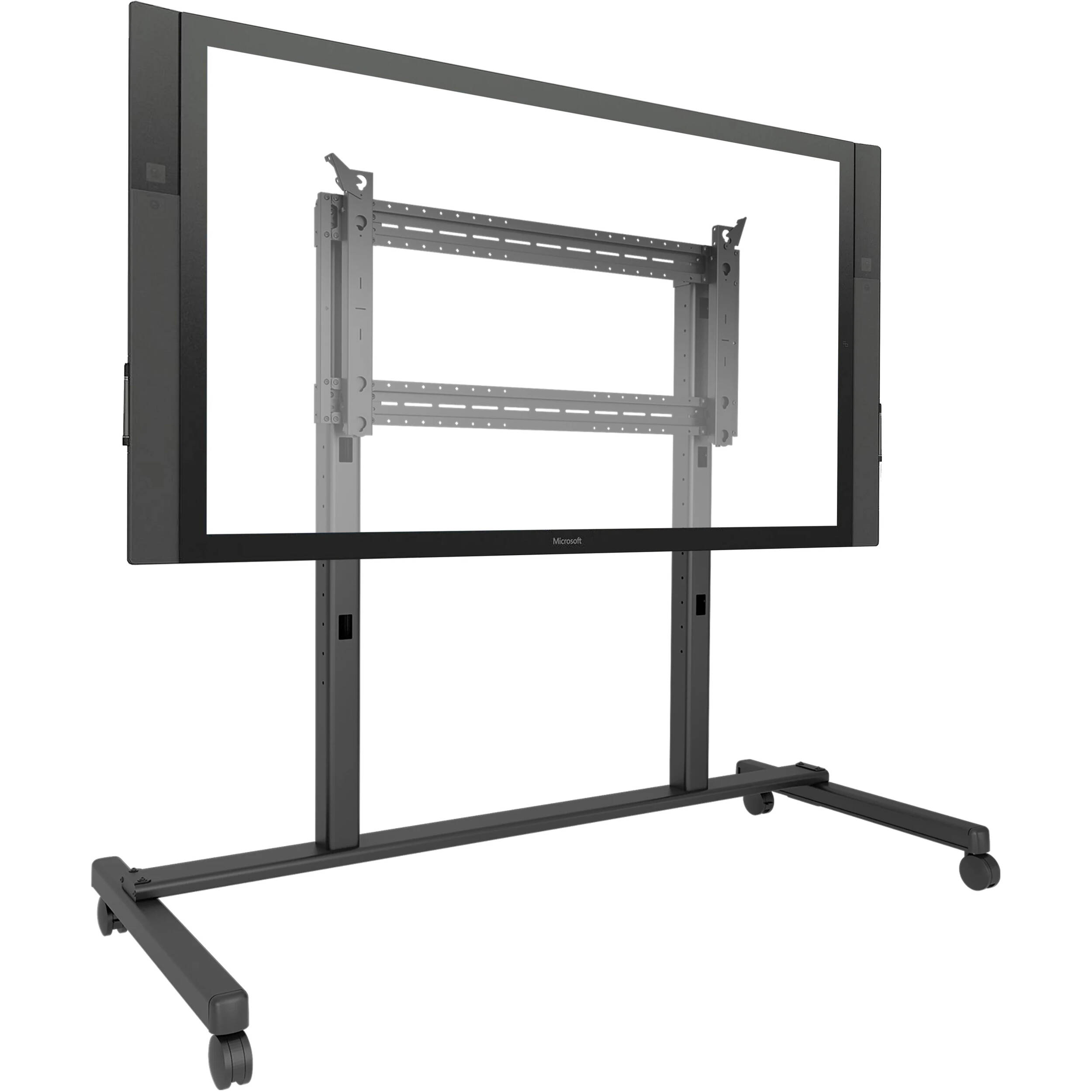 Chief Fusion Extra Large Cart for 84 inch displays in black for commercial AV use — view 2
