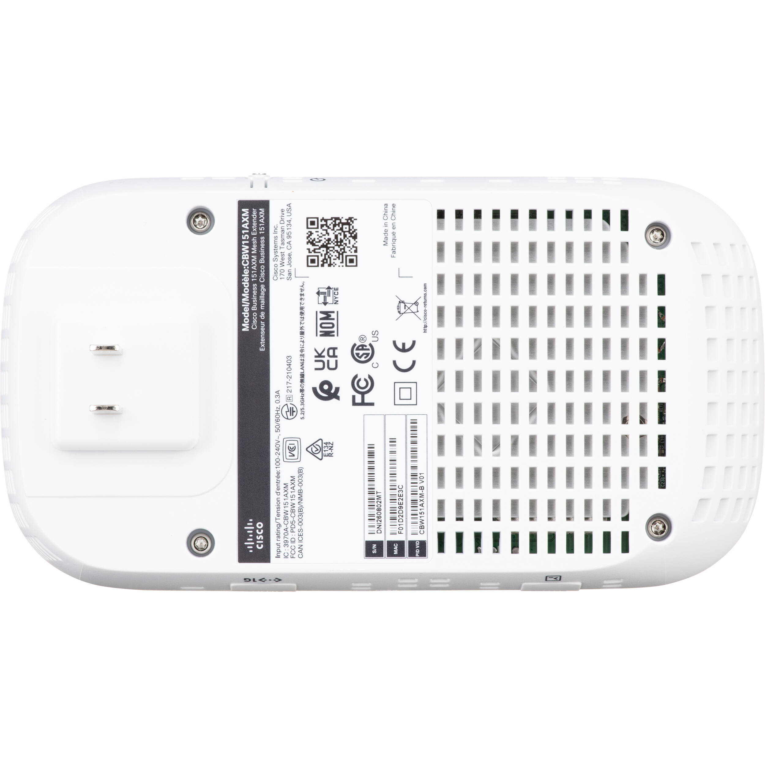 Cisco Business 151AX mesh extender for CBW access point networks — view 4