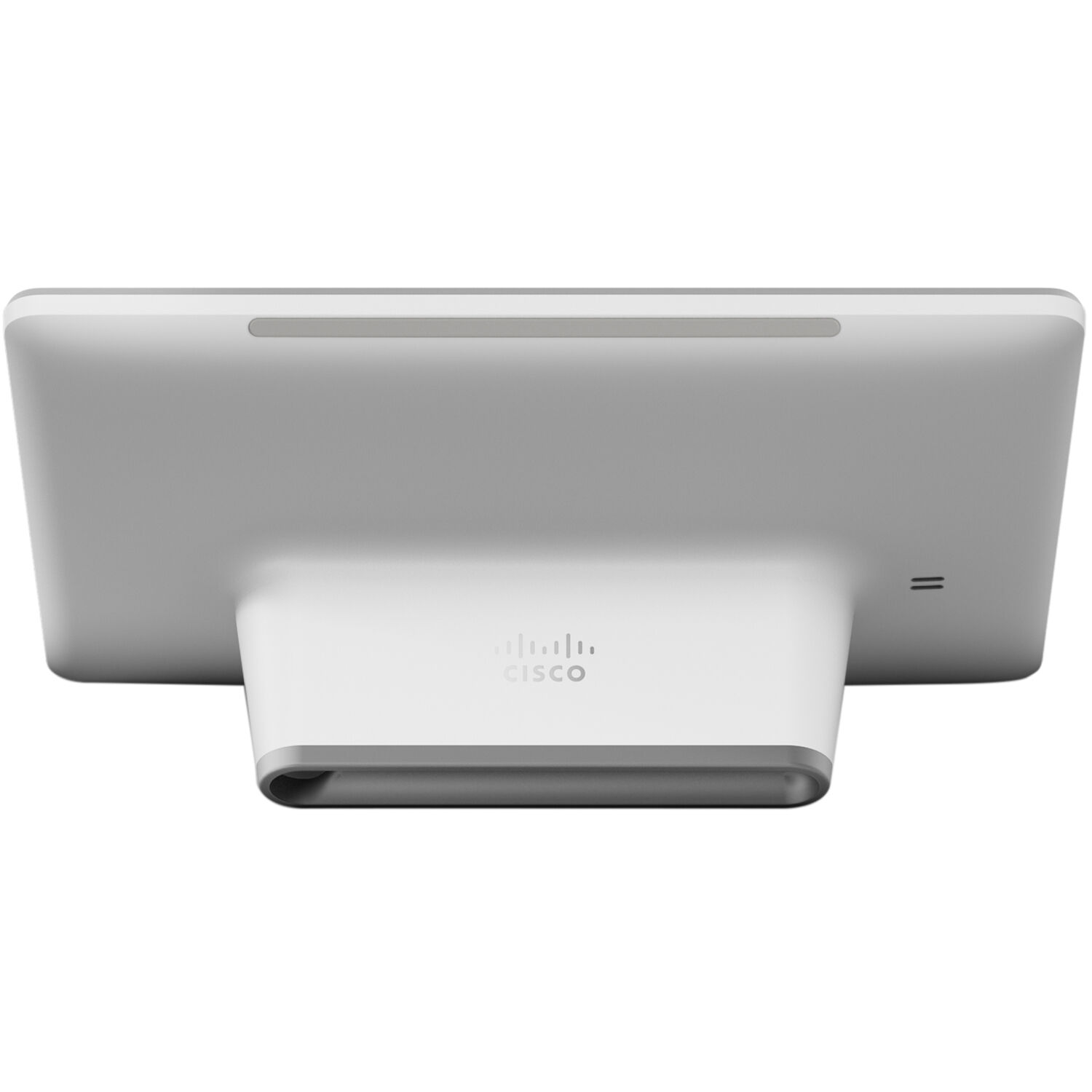 Cisco Room Navigator table stand in First Light white for conference rooms — view 2