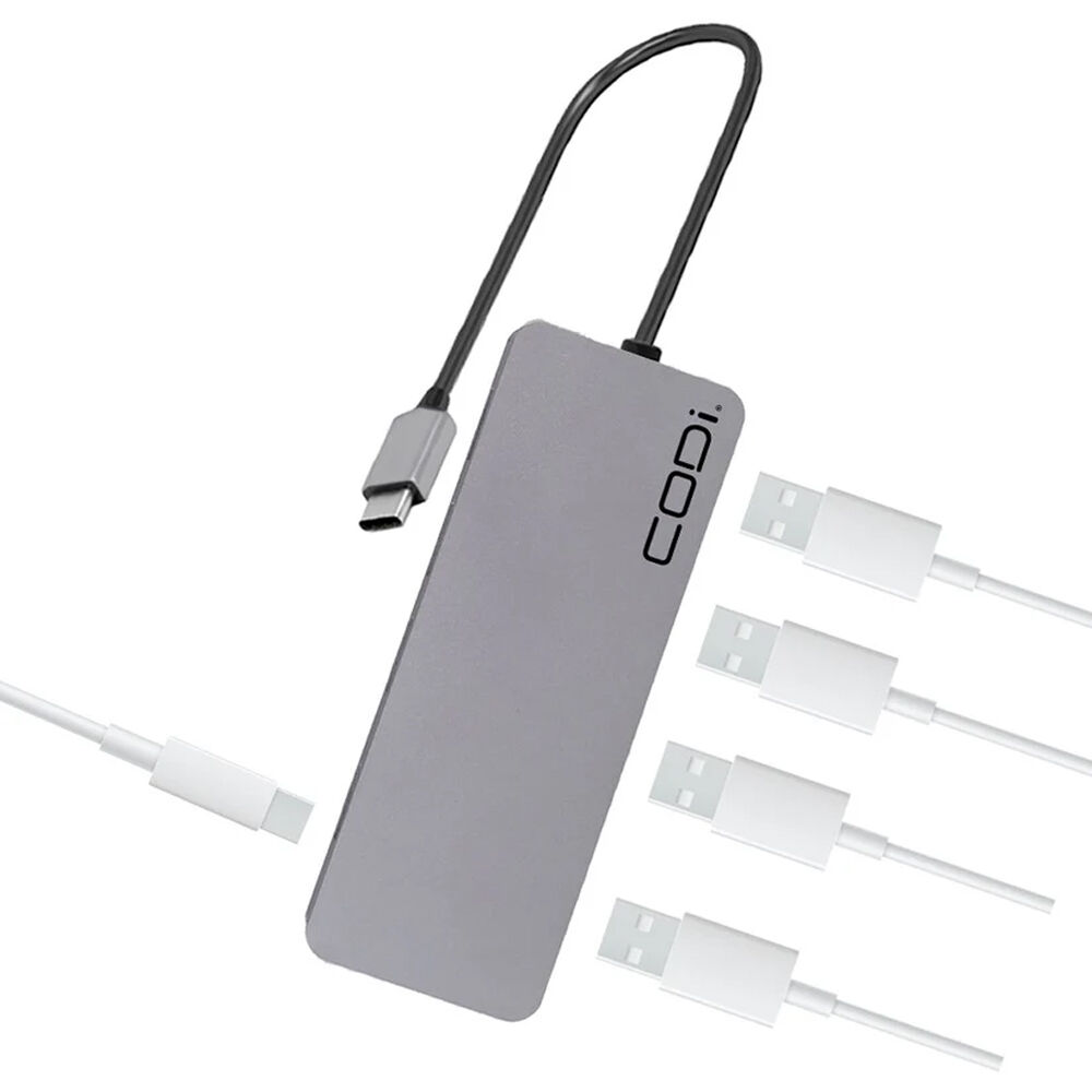 CODI 5-IN-1 USB C 3.1 HUB WITH BUILT-IN BLUE INDICATOR LIGHT — view 5