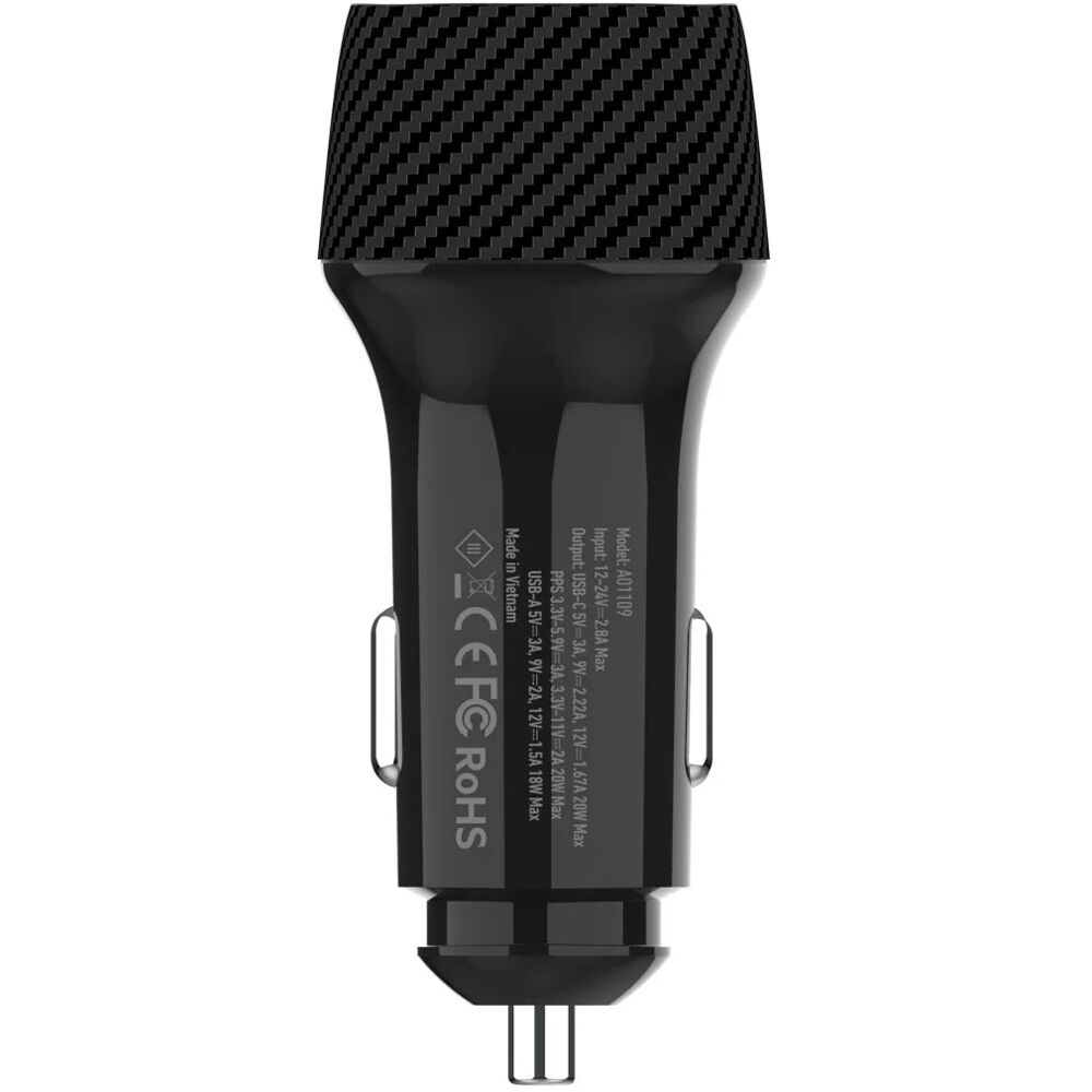 CODi car charger with USB-C PD 20W and USB-A 3.0 quick charge — view 7