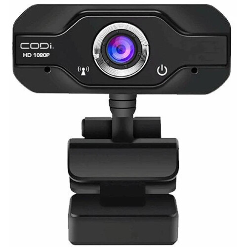 CODi AQUILA HD 1080p webcam in black with rotating design — view 2