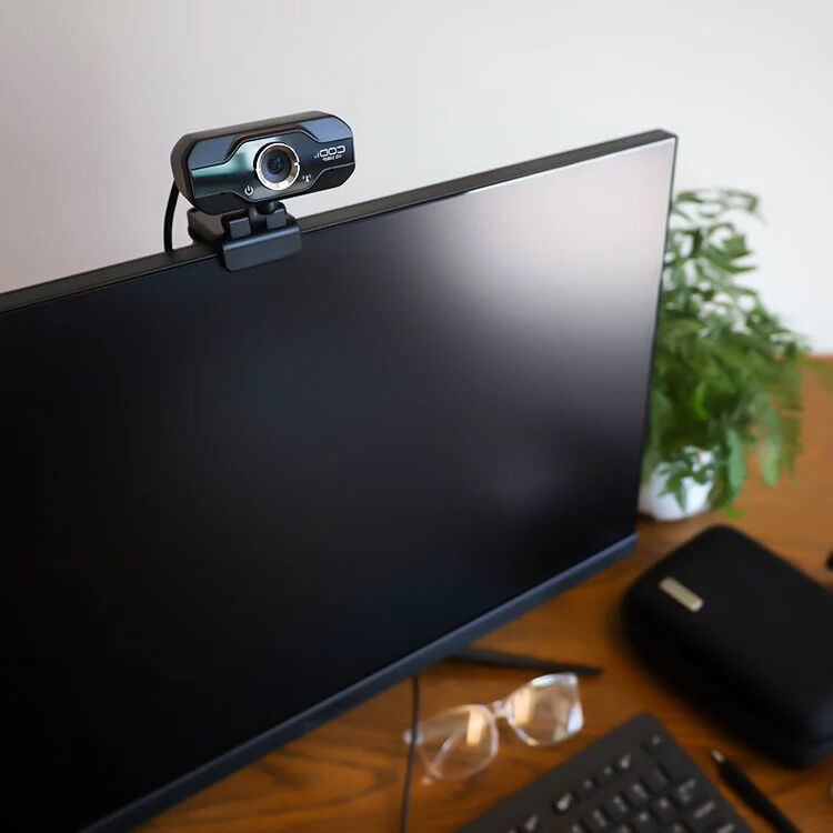 CODi AQUILA HD 1080p webcam in black with rotating design — view 5