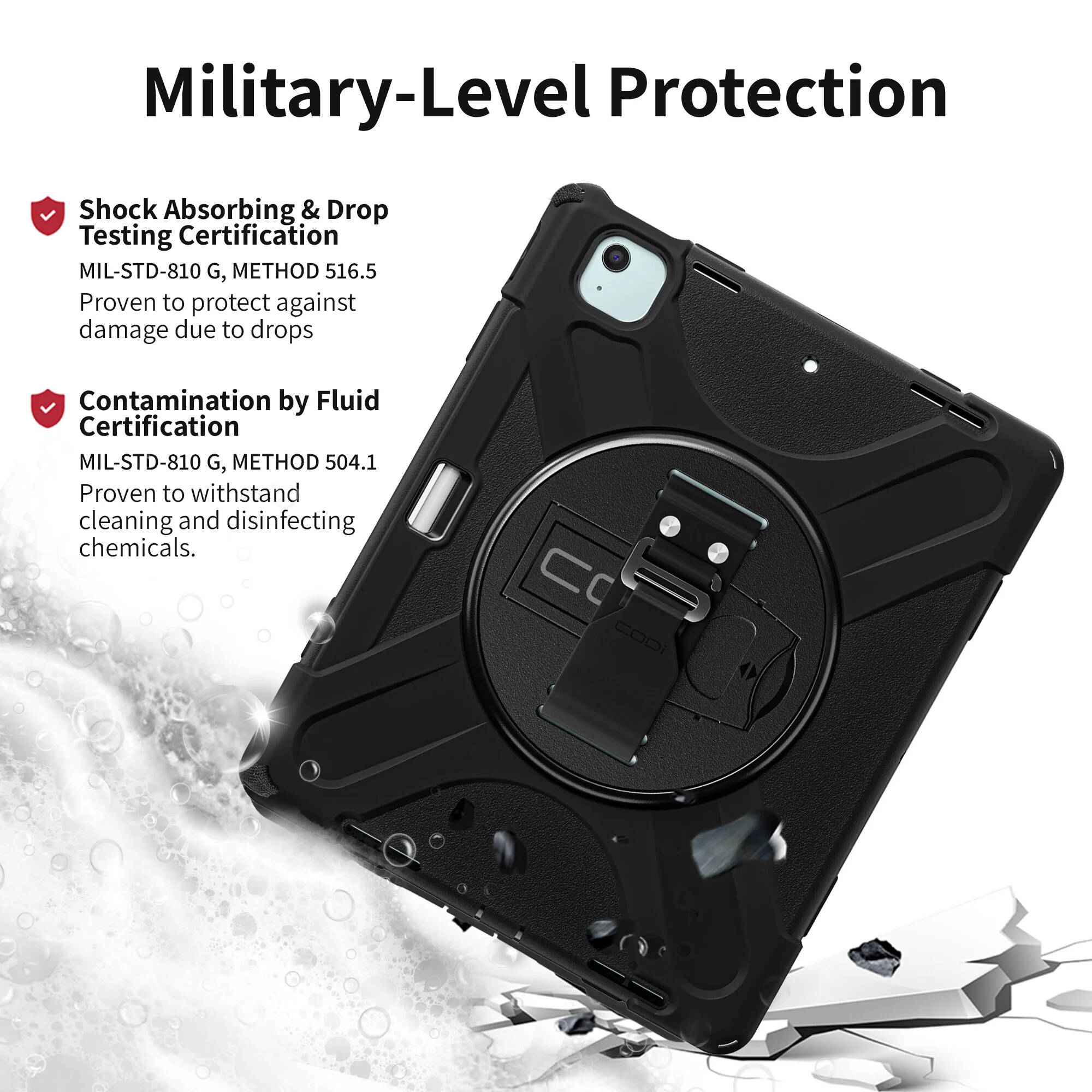 CODi rugged case for iPad Air 13-inch M2 M3 and iPad Pro 12.9-inch tablets — view 6
