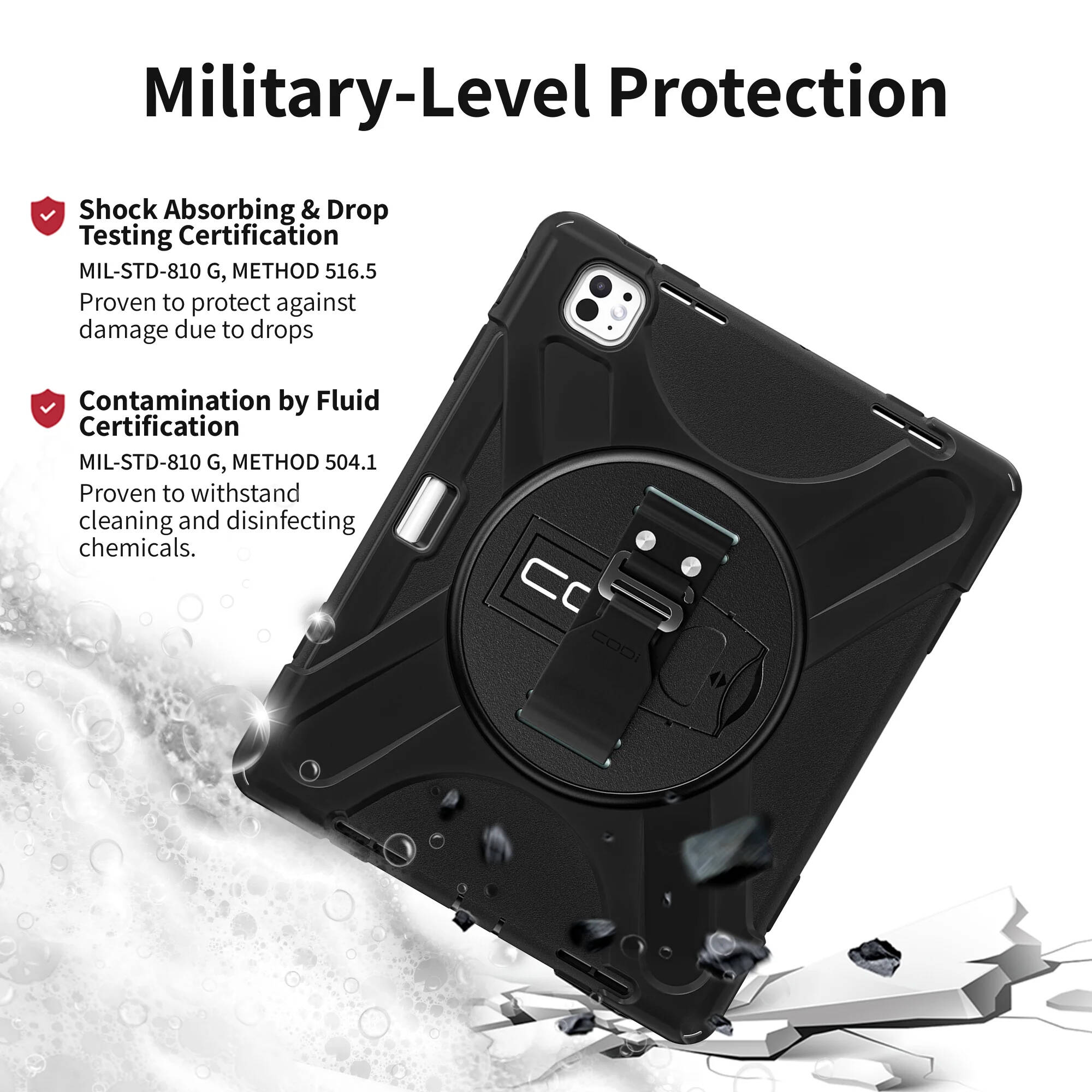 CODi rugged case for iPad Pro 13-inch M4 2024 tablet protection — view 7