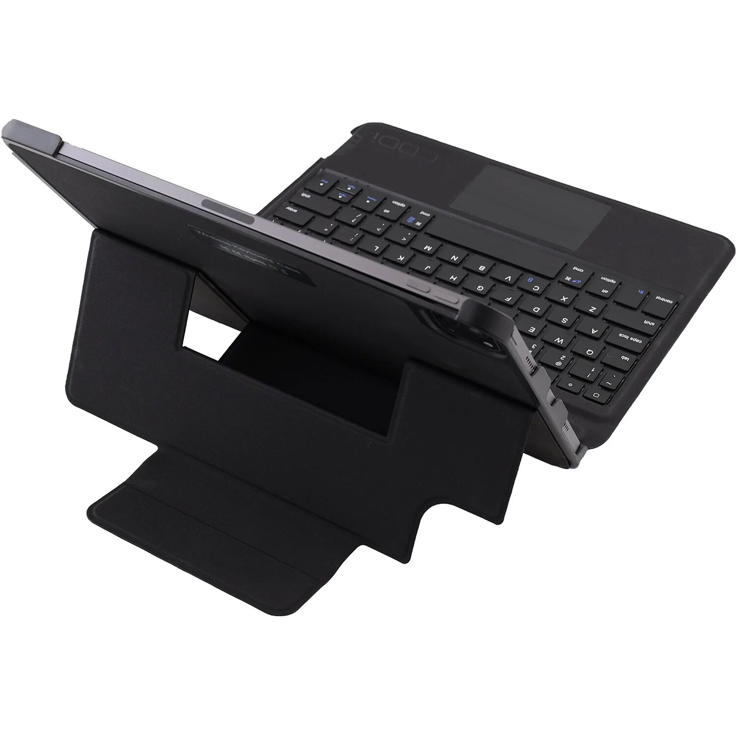 CODi Bluetooth keyboard case with trackpad for iPad Pro 12.9 Gen 6 and Gen 5 in black — view 2