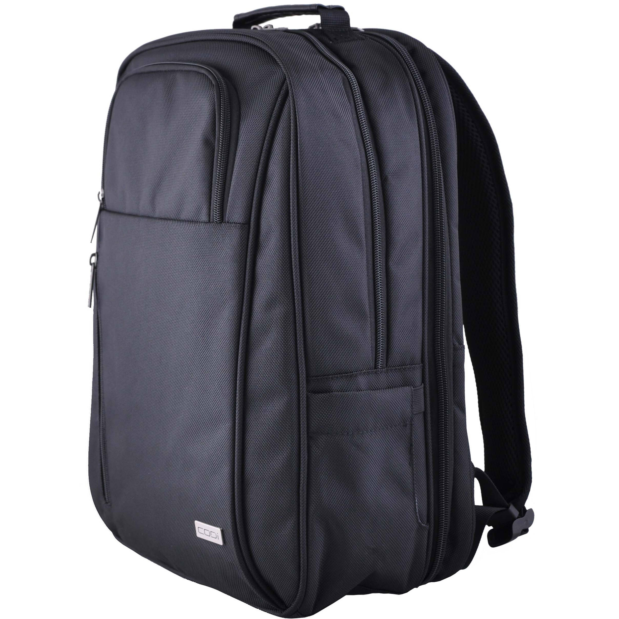 CODI FORTIS EXECUTIVE BACKPACK 15.6 BLACK BUILT IN USB CHARGING PORT — view 3