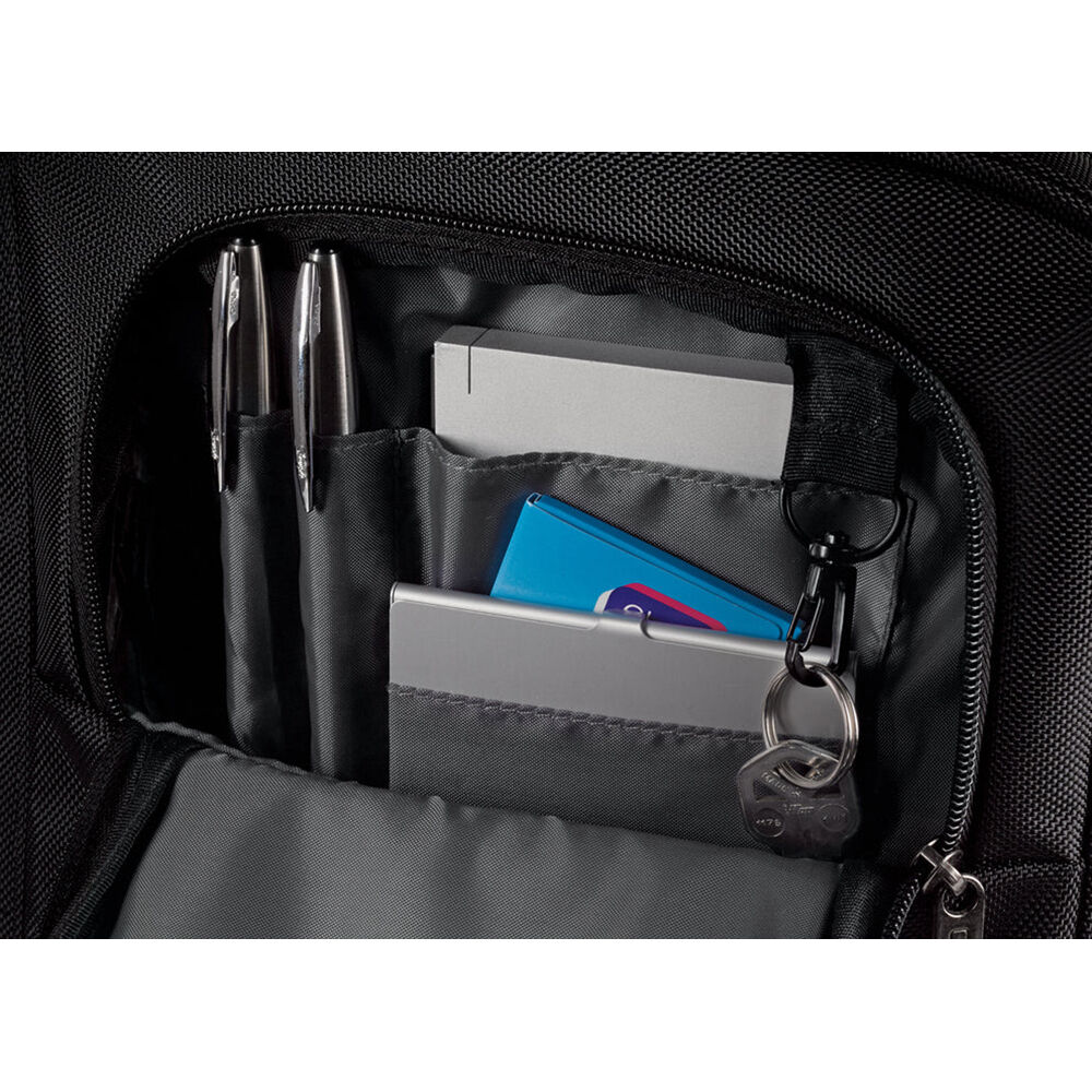 CODI 17.3IN BLACK MAGNA  BACKPACK W/ EXTERIOR USB CHARGING PORT — view 4